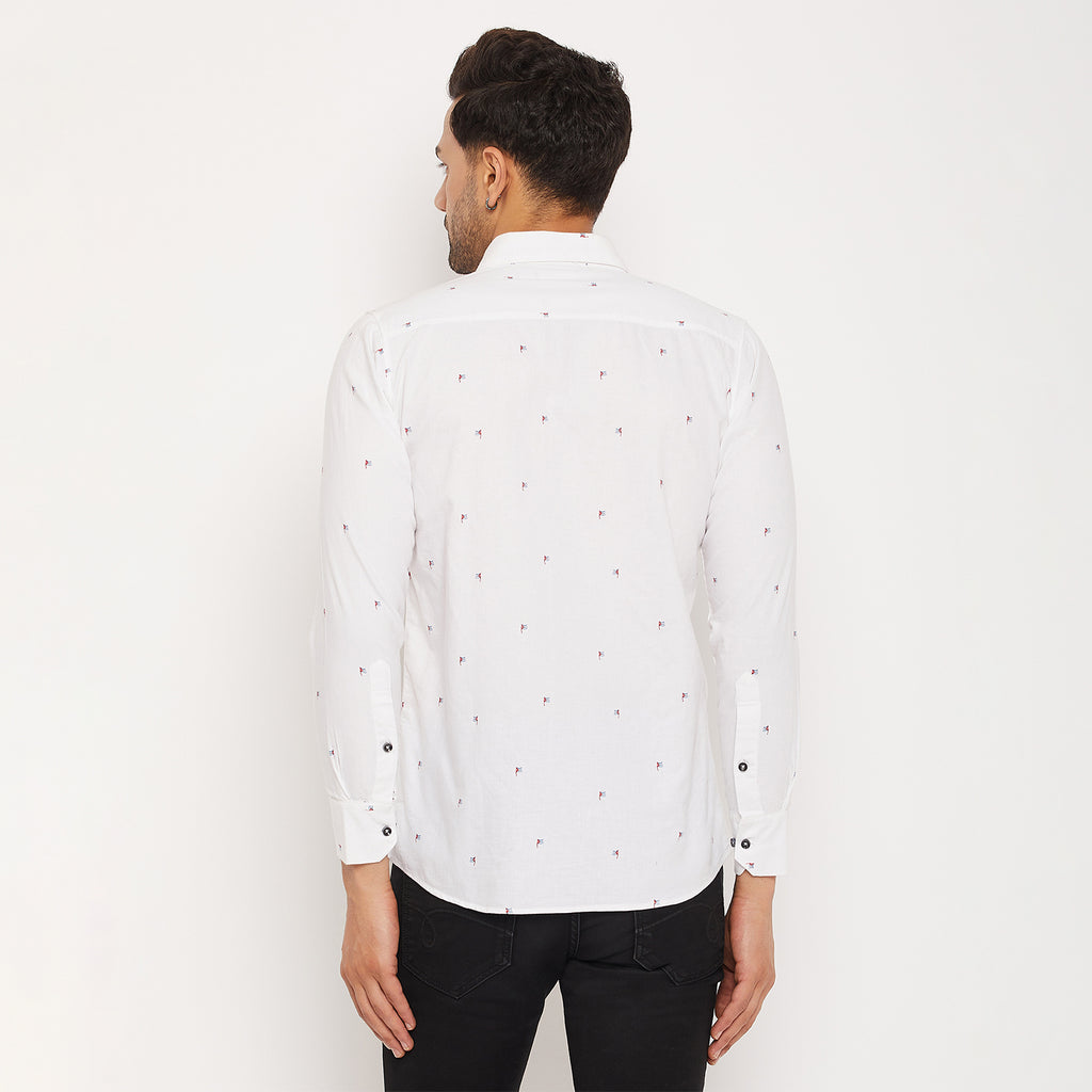 Duke Men Stardust Cotton Full Sleeve Shirt (SDO8PROB)