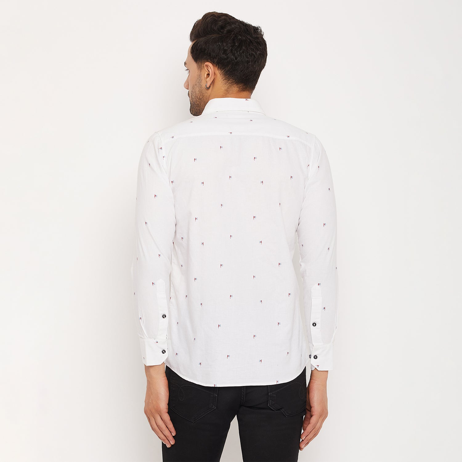 Duke Men Stardust Cotton Full Sleeve Shirt (SDO8PROB)