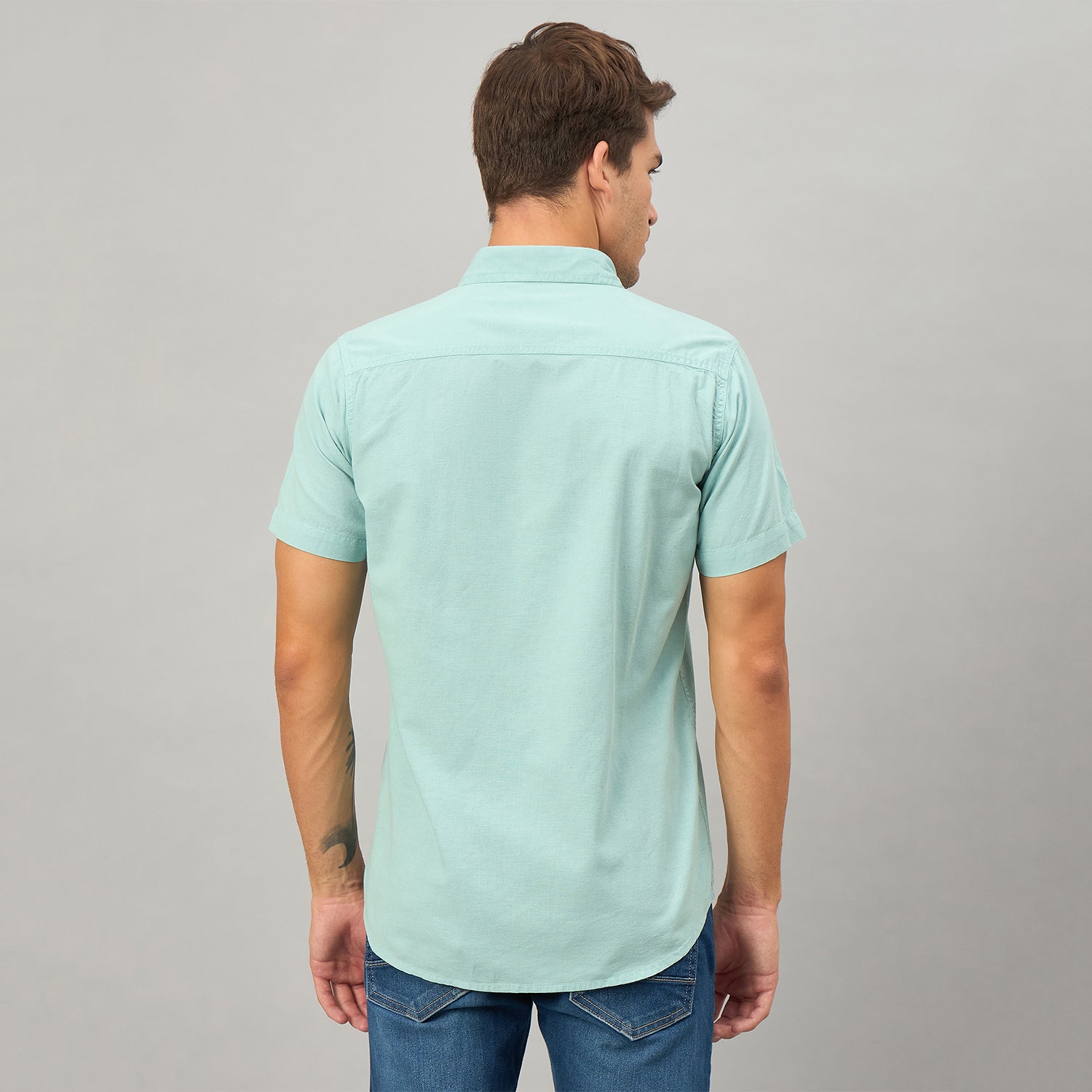 Duke Urban Men Half Sleeve Cotton Shirt (SDO2PLCL)