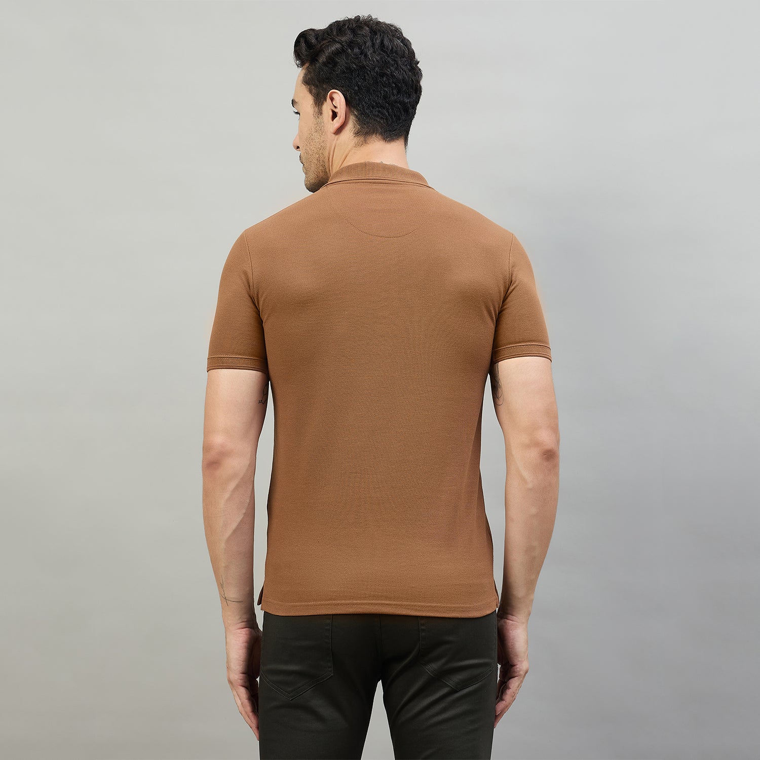 Duke Men Half Sleeve Cotton Smart Fit Casual T-shirt (SD72)