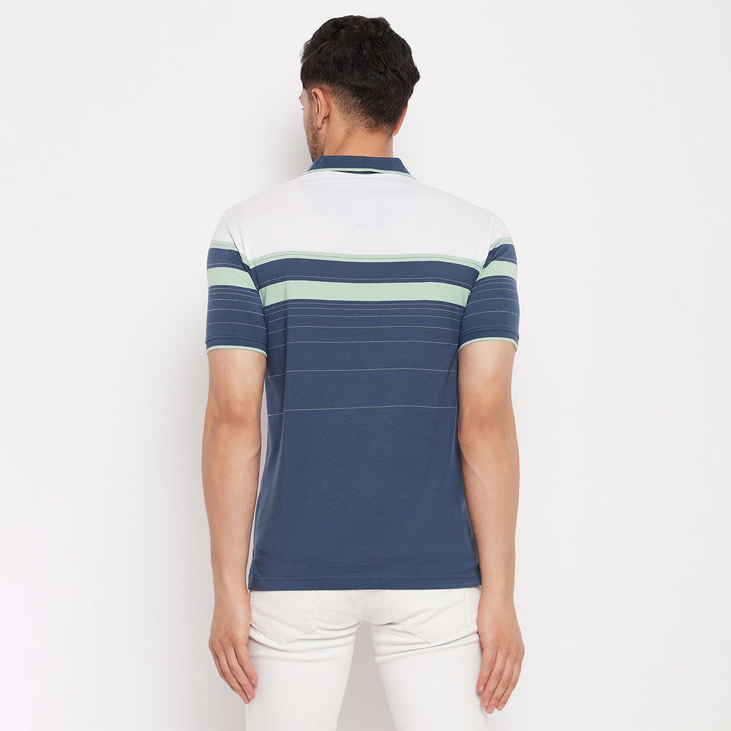 Duke Stardust Men Polo Neck Half Sleeve Cotton T-shirt (LF5839)