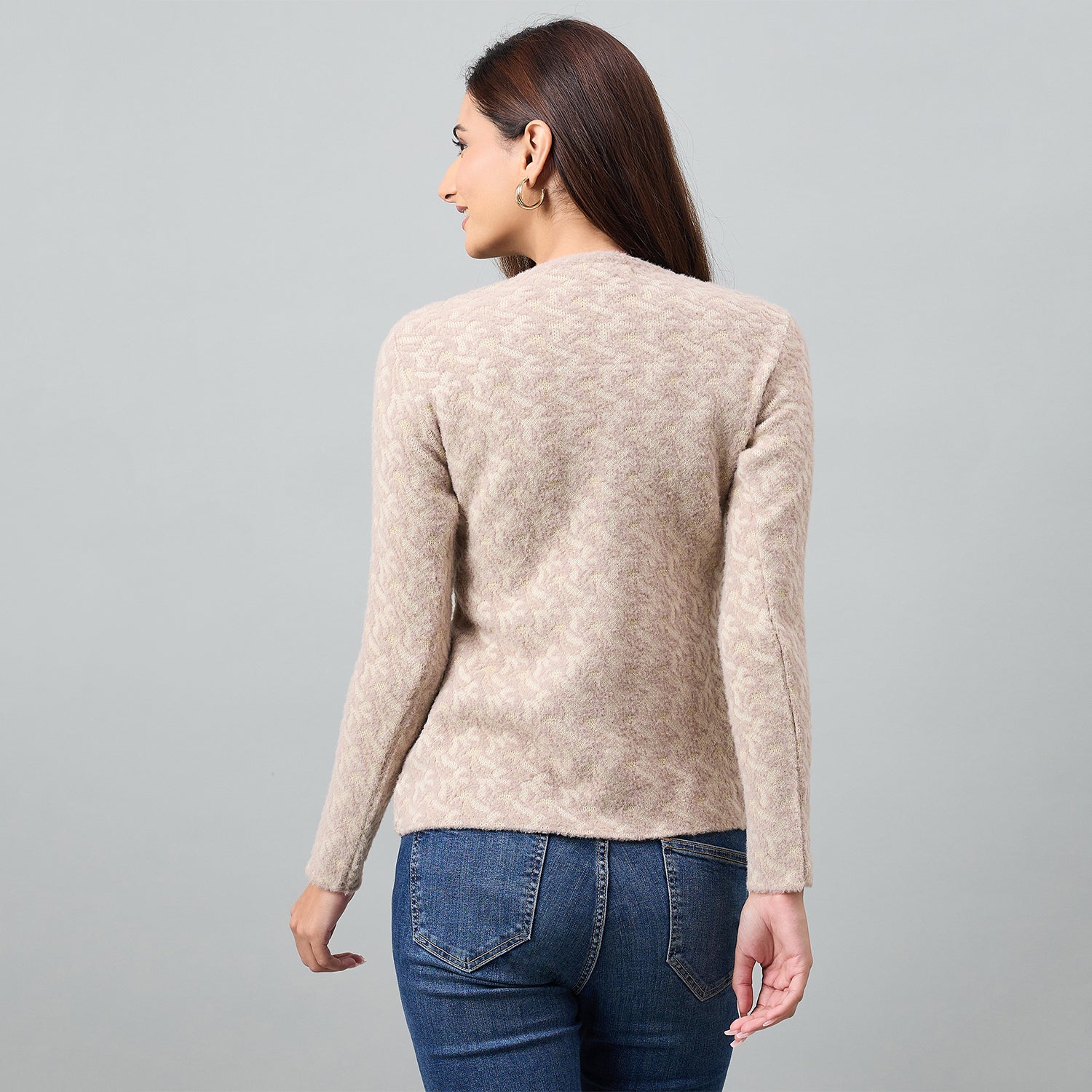 Duke Urban Women Full Sleeve Front Open Regular Cardigan (SDS1332)