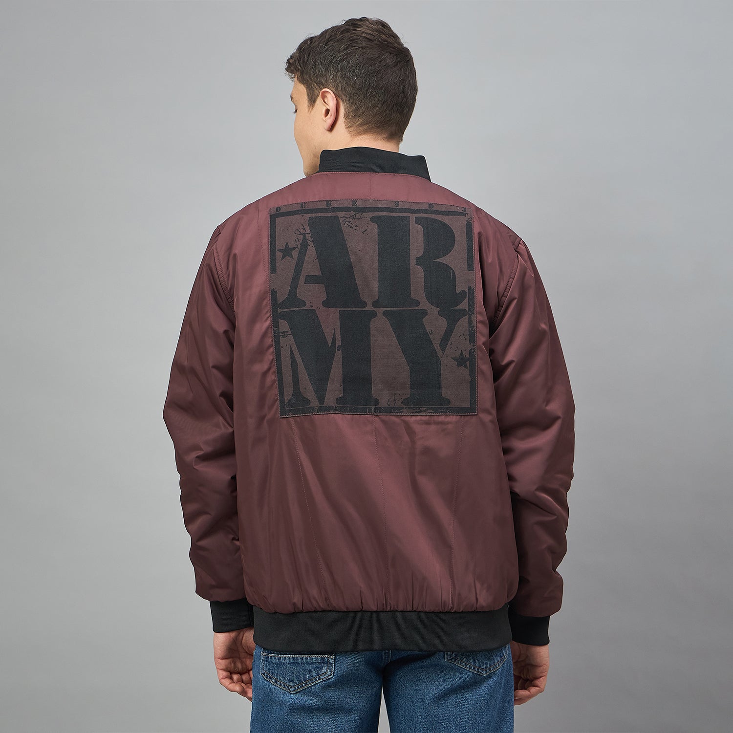 Duke Urban Men Full Sleeve Slim fit Bomber Jacket (SDZ3046N)