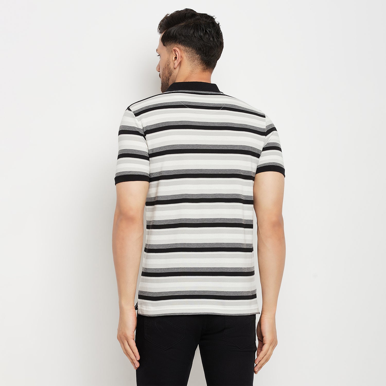 Duke Stardust Men Half Sleeve Polo Neck Cotton T-shirt (LF5846)