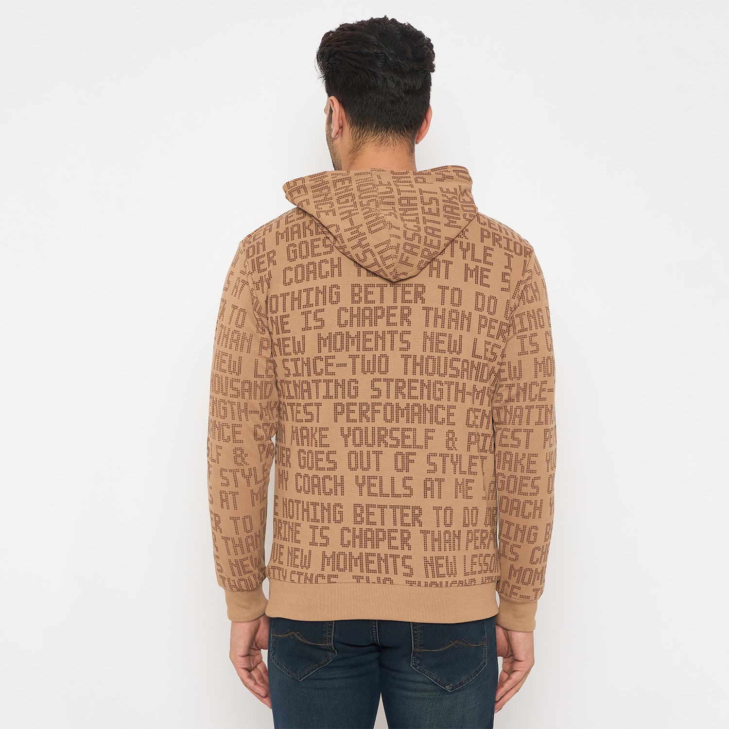 Duke Urban Men Full Sleeve Hooded Reversible Sweatshirt (LF6441)