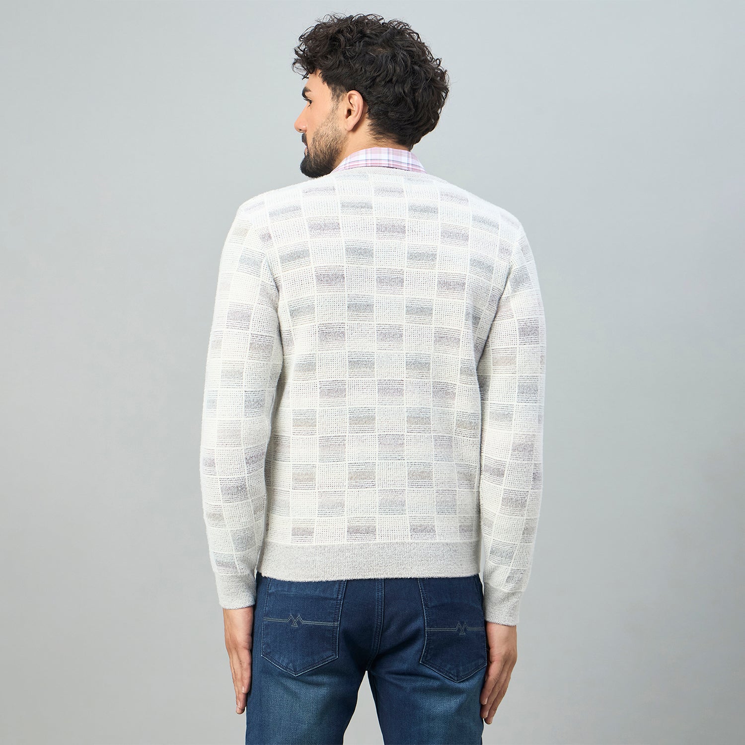 Duke Urban Men V-neck full sleeve sweater (SDS2245)