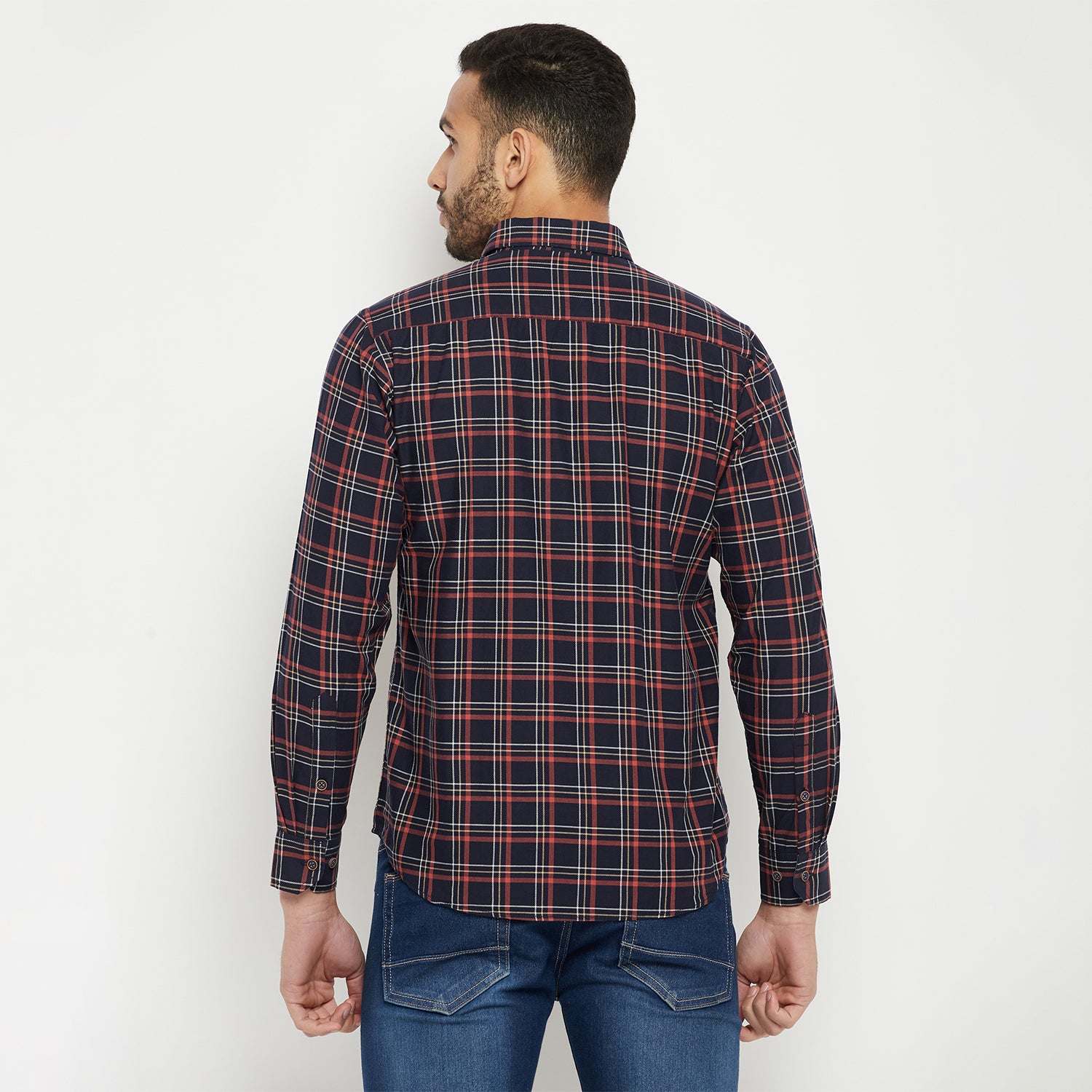 Duke Men Stardust Cotton Full Sleeve Shirt (SDO5CKTA)