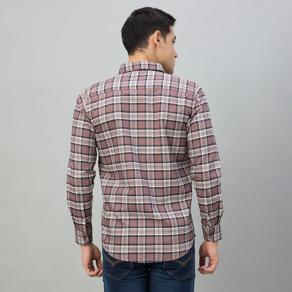 Duke Men Slim Fit Full Sleeve Oxford Cotton Shirt (SDO5CKCZ)