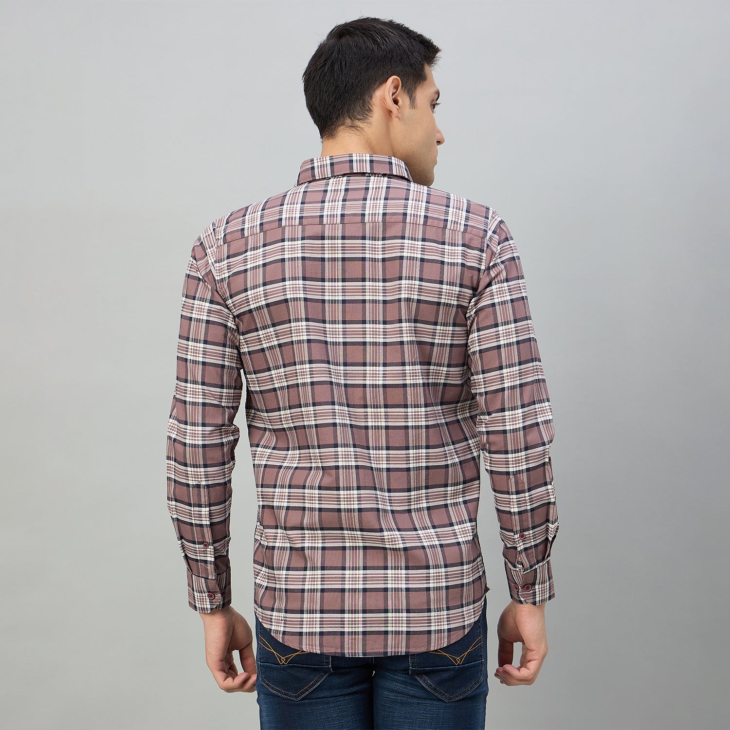 Duke Men Slim Fit Full Sleeve Oxford Cotton Shirt (SDO5CKCZ)