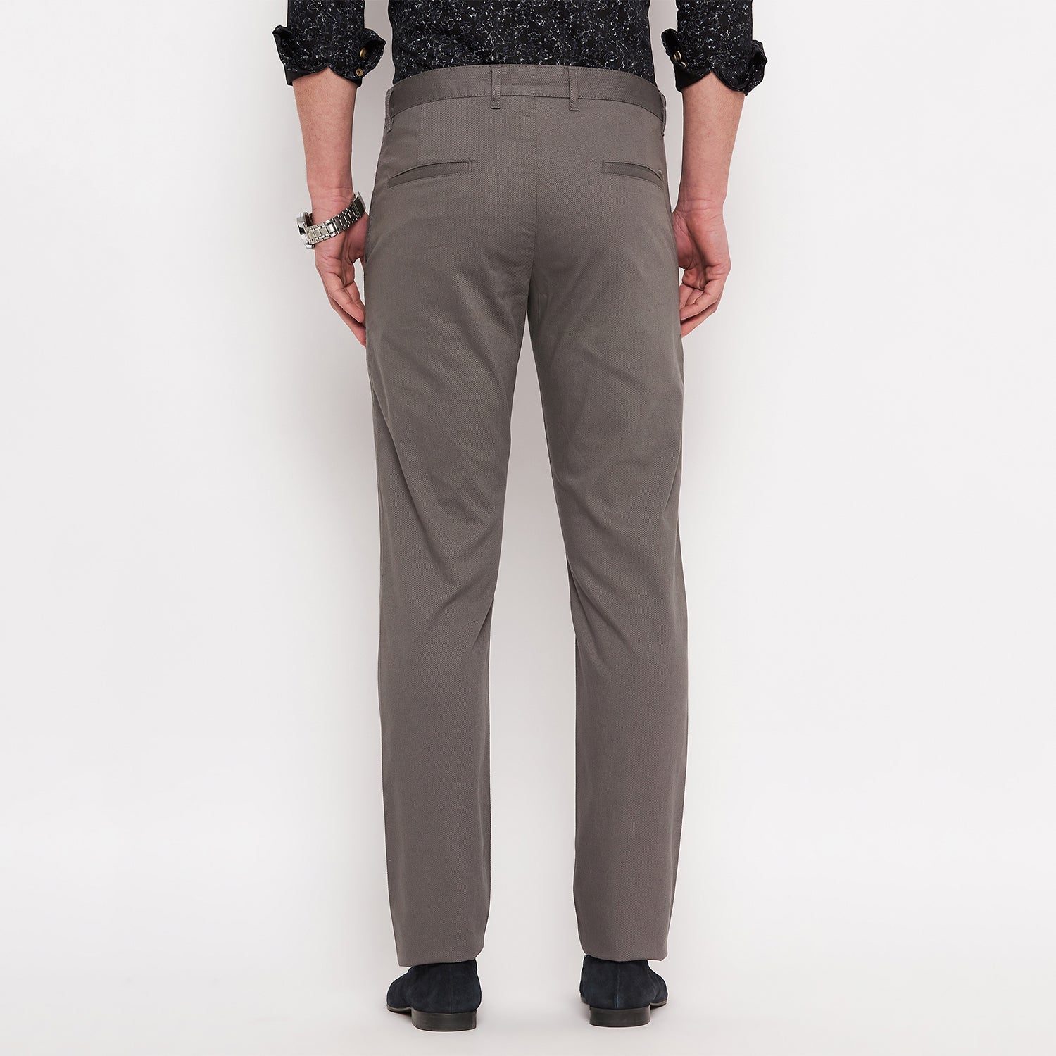 Duke Urban Men Expendable Waist Slim Fit Trousers (SDT4569)
