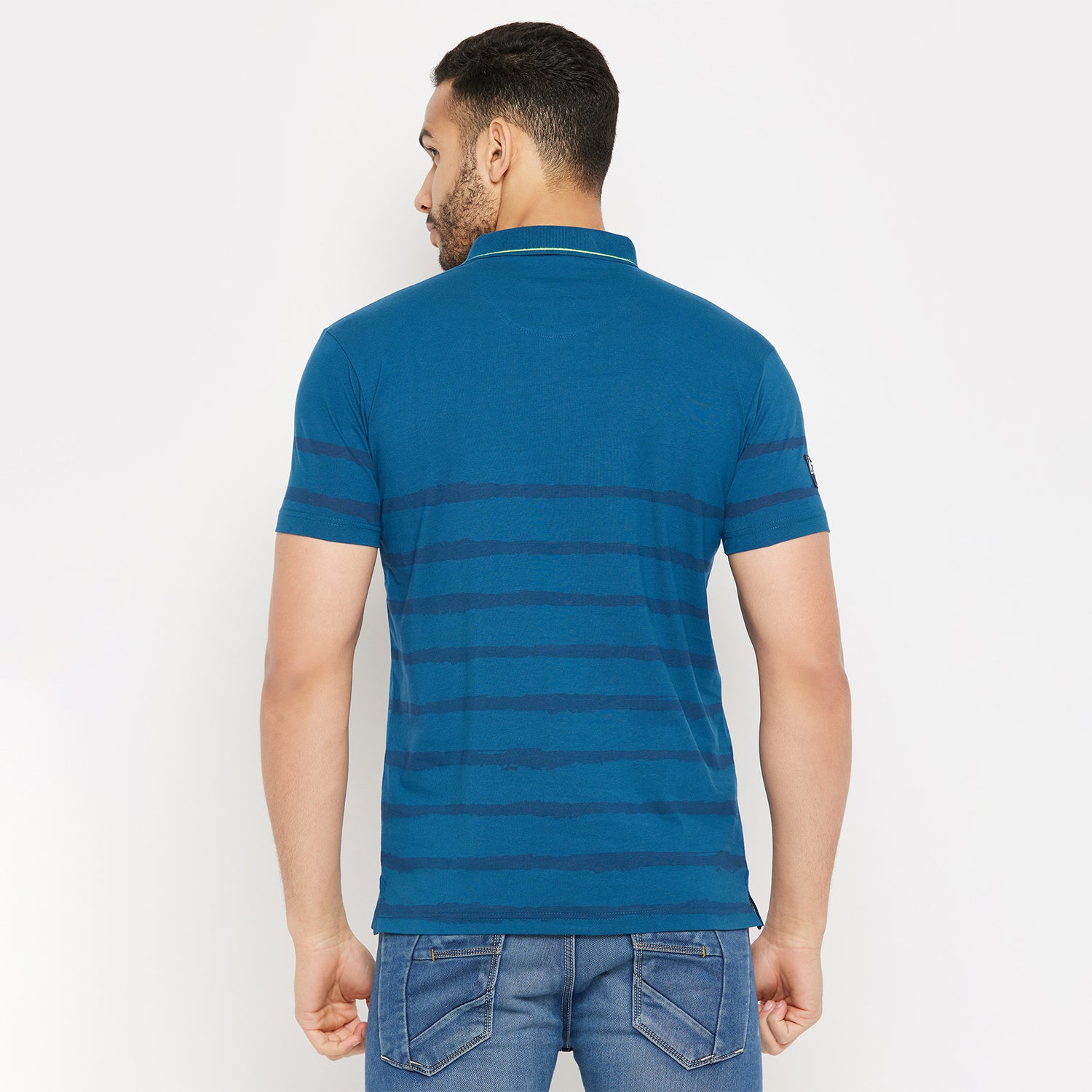 Duke Stardust Men Half Sleeve Polo Neck Cotton T-shirt (4389)