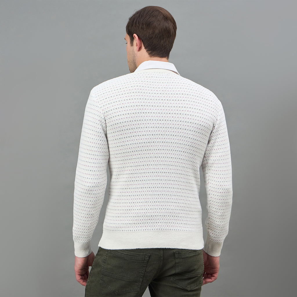 Duke Urban Men Full Sleeve V Neck Regular Sweater (SDS2403)