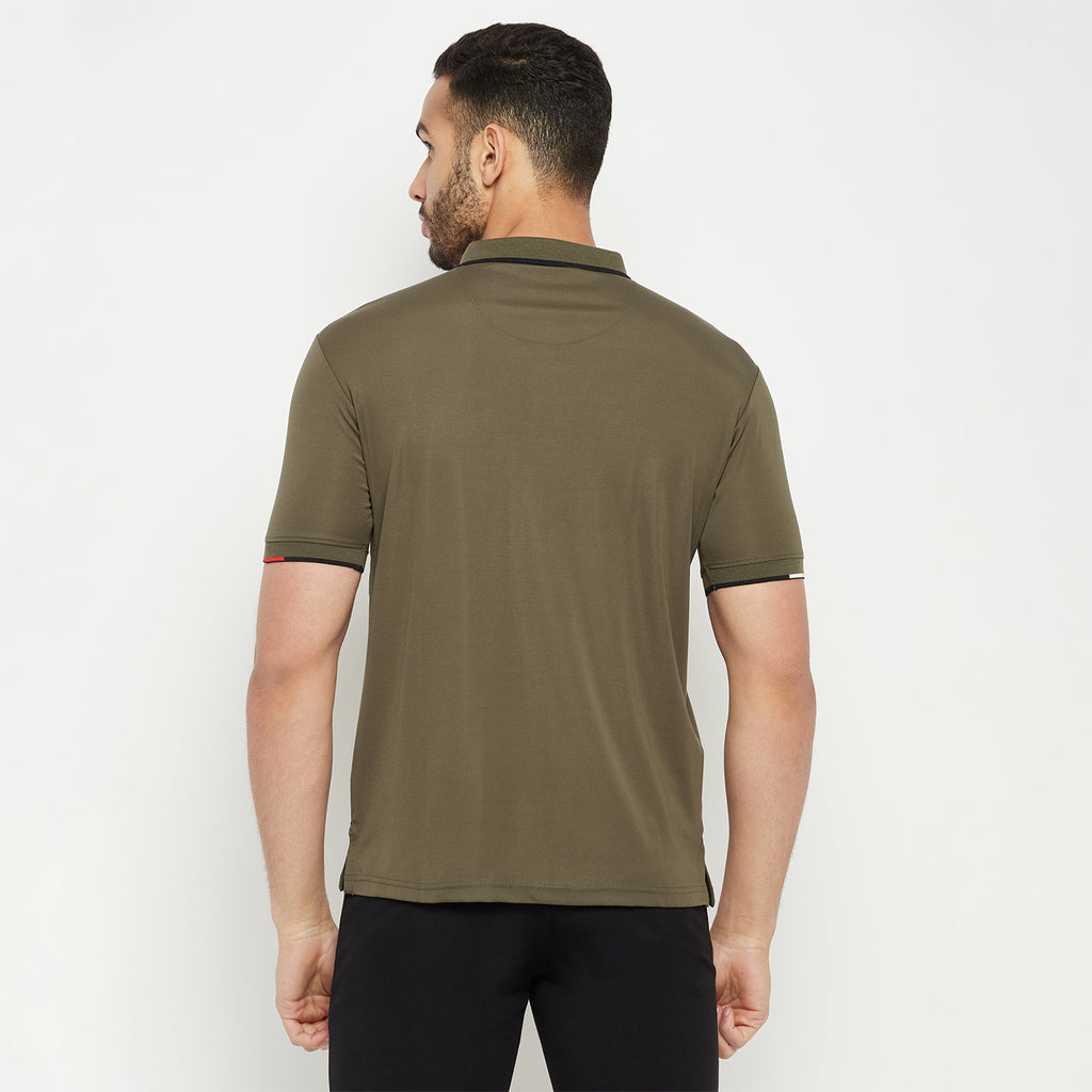 Duke Stardust Men Half Sleeve Polo Neck Cotton T-shirt (1700)