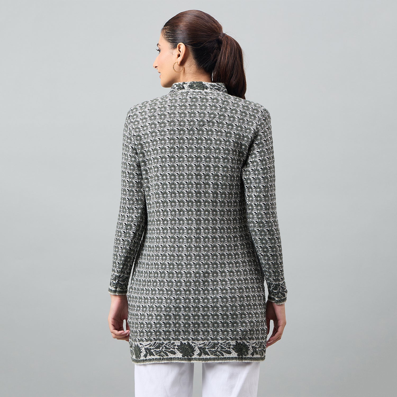 Duke Urban Women Full Sleeve Front Open Regular Cardigan (SDS1358)