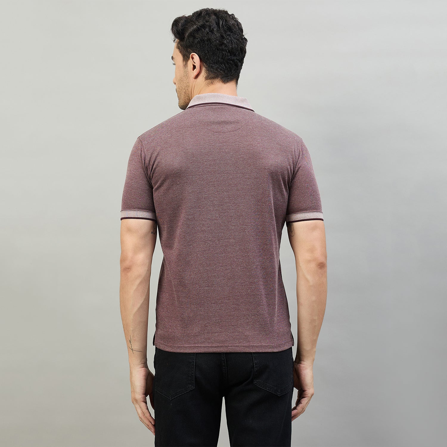 Duke Men Half Sleeve Cotton Smart Fit Casual T-shirt (SD74)