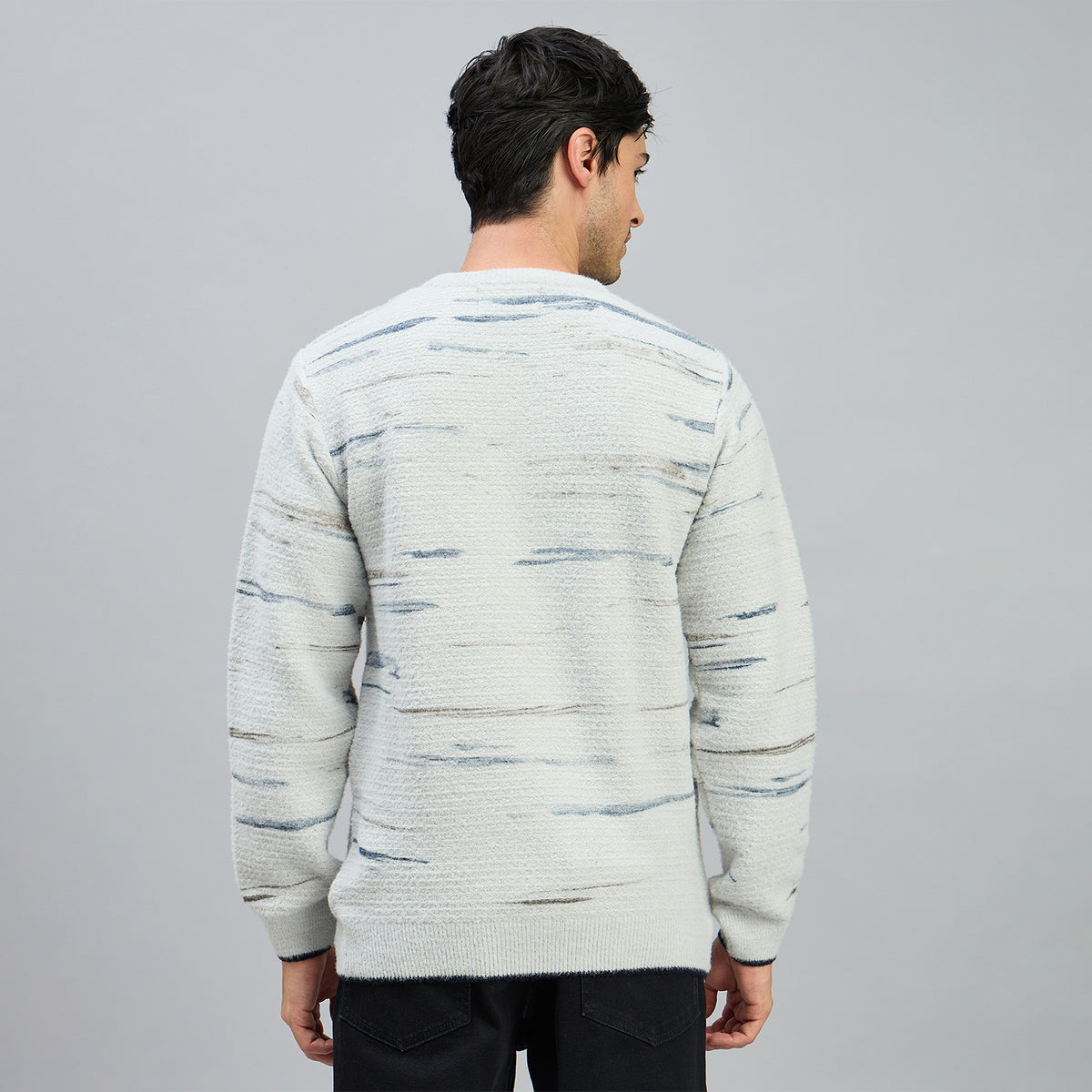Duke Men Full Sleeve Round Neck Regular Sweater (SDS2324)