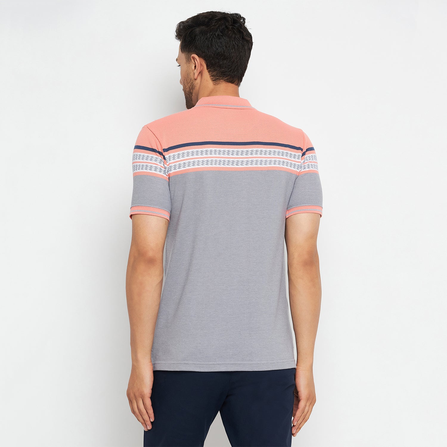 Duke Stardust Men Polo Neck Half Sleeve Cotton T-shirt (LF7074)