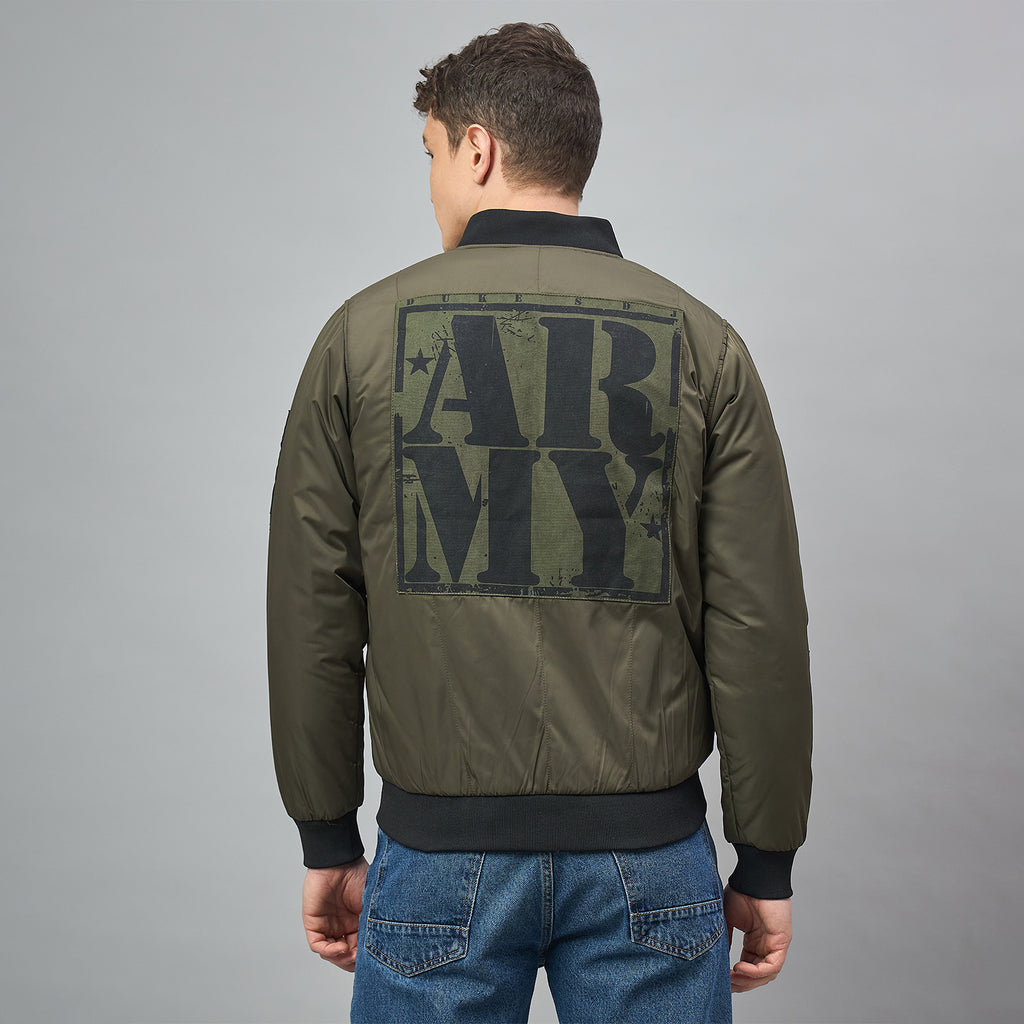 Duke Urban Men Full Sleeve Slim fit Bomber Jacket (SDZ3046N)