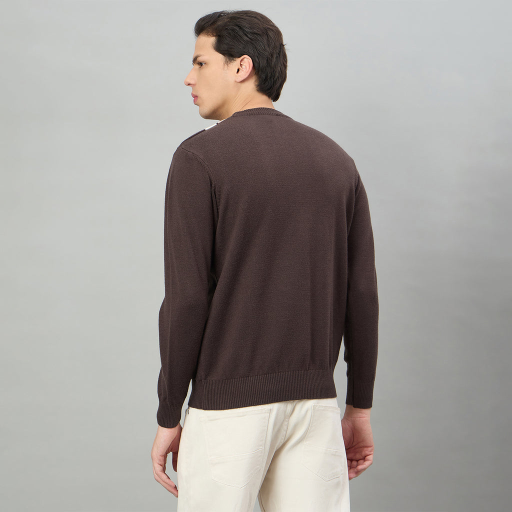 Duke Urban Men Round Neck Full Sleeve Regular Sweater (SDS2329)