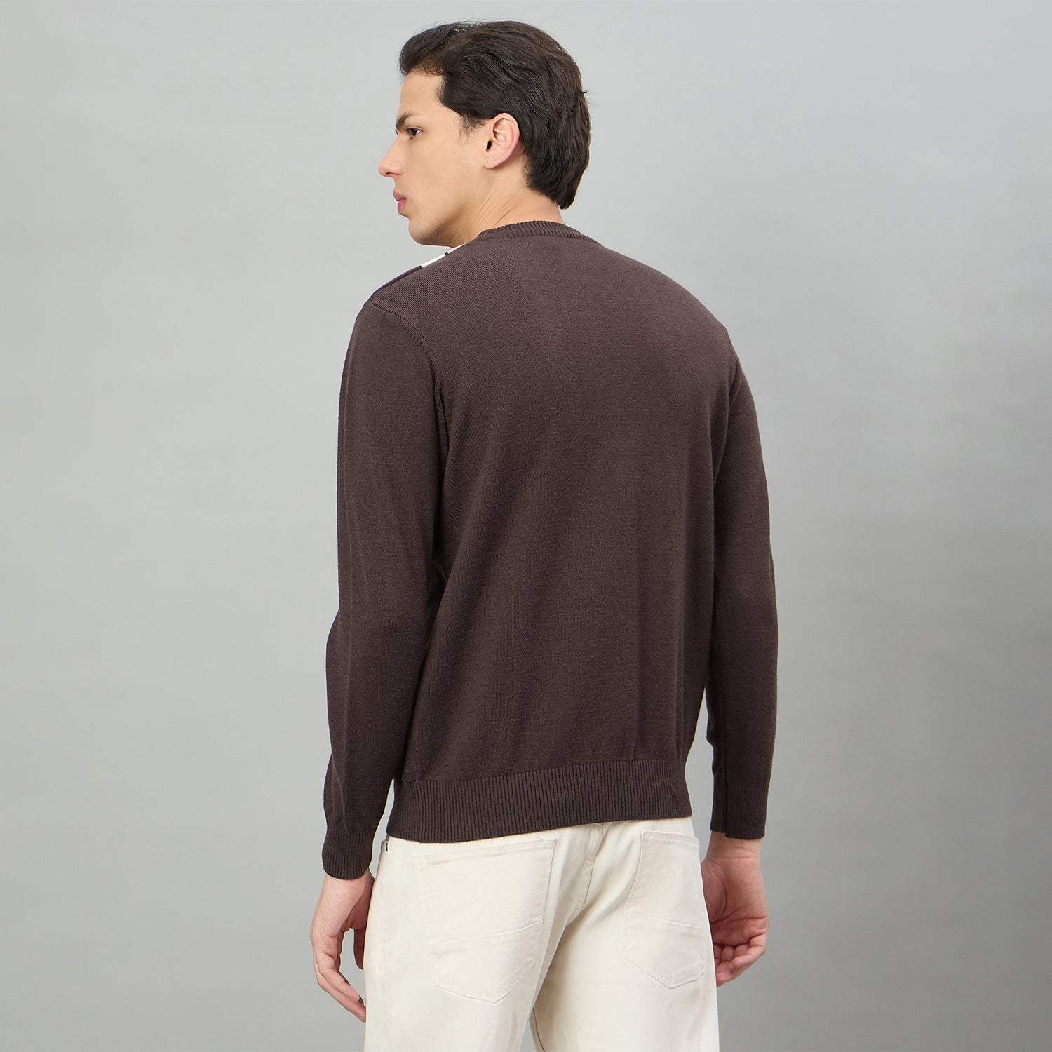 Duke Urban Men Round Neck Full Sleeve Regular Sweater (SDS2329)