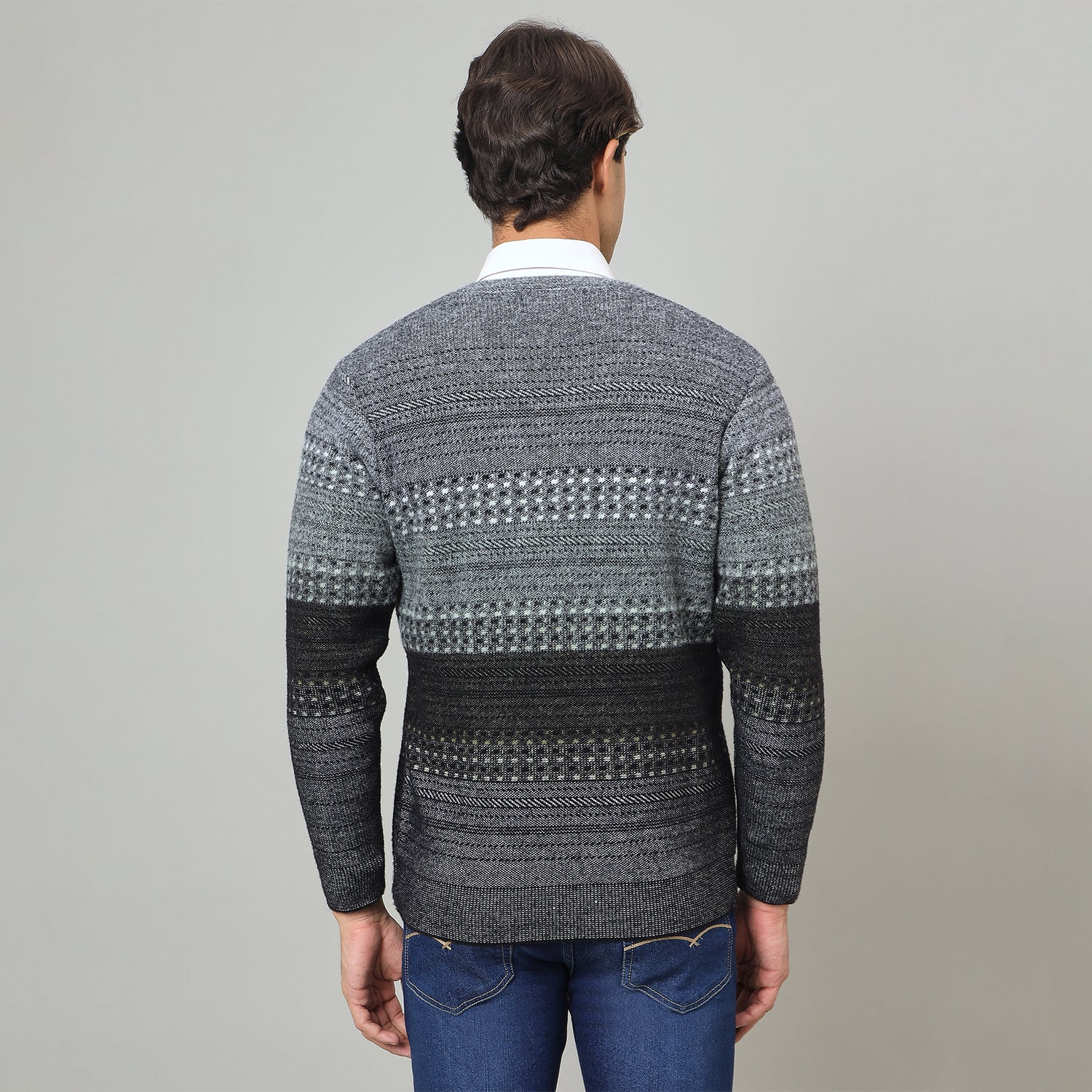 Duke Urban Men Full Sleeve V Neck Sweater (SDS2247)