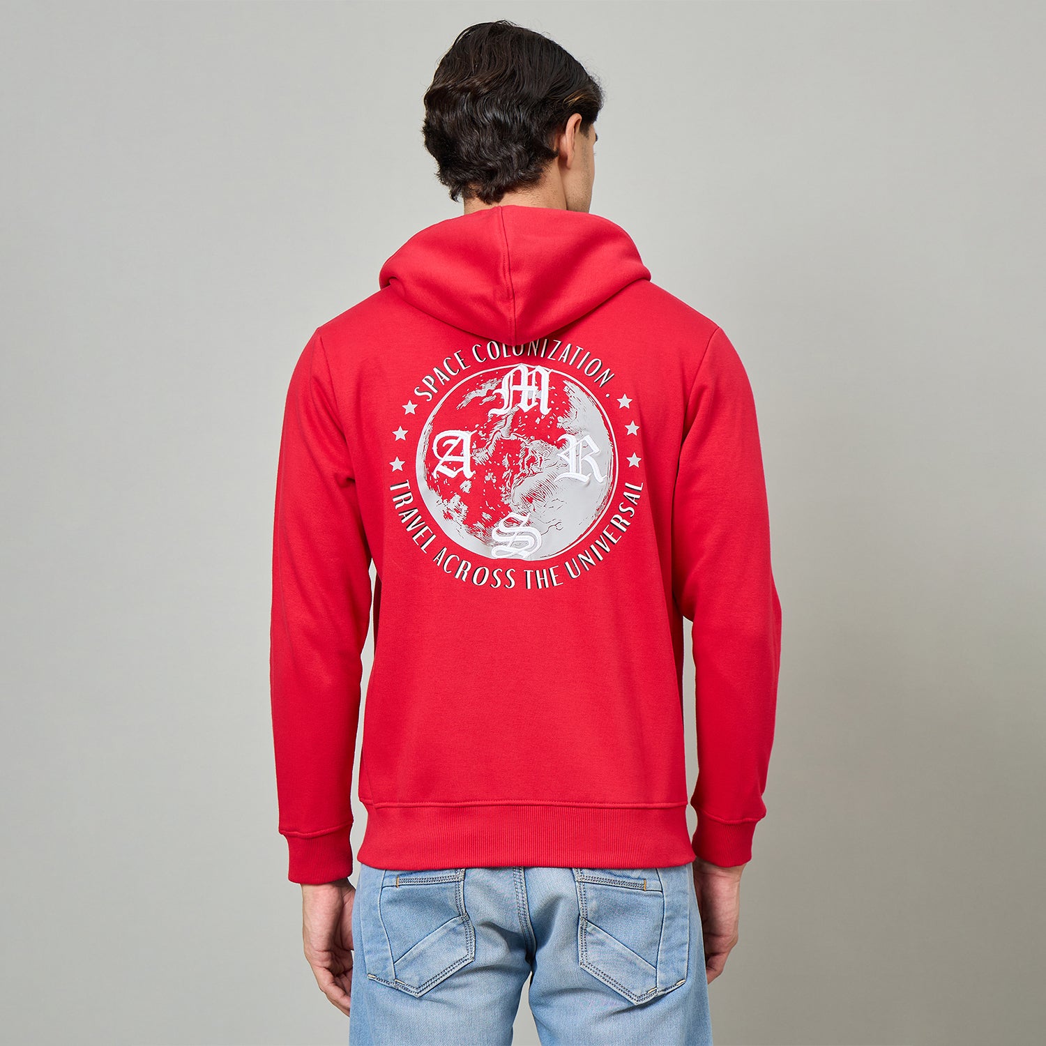 Duke Urban Men Hooded Smart fit Full Zip Sweatshirt (LF6357)