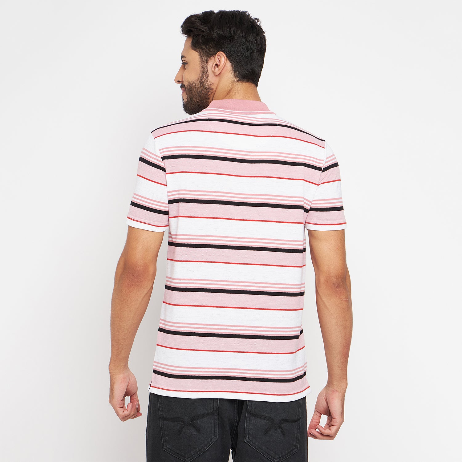 Duke Stardust Men Polo Neck Half Sleeve Cotton T-shirt (LF7047)