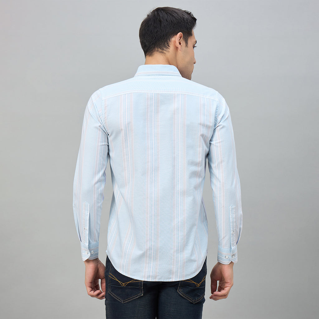 Duke Men Slim Fit Full Sleeve Oxford Cotton Shirt (SDO5STV)