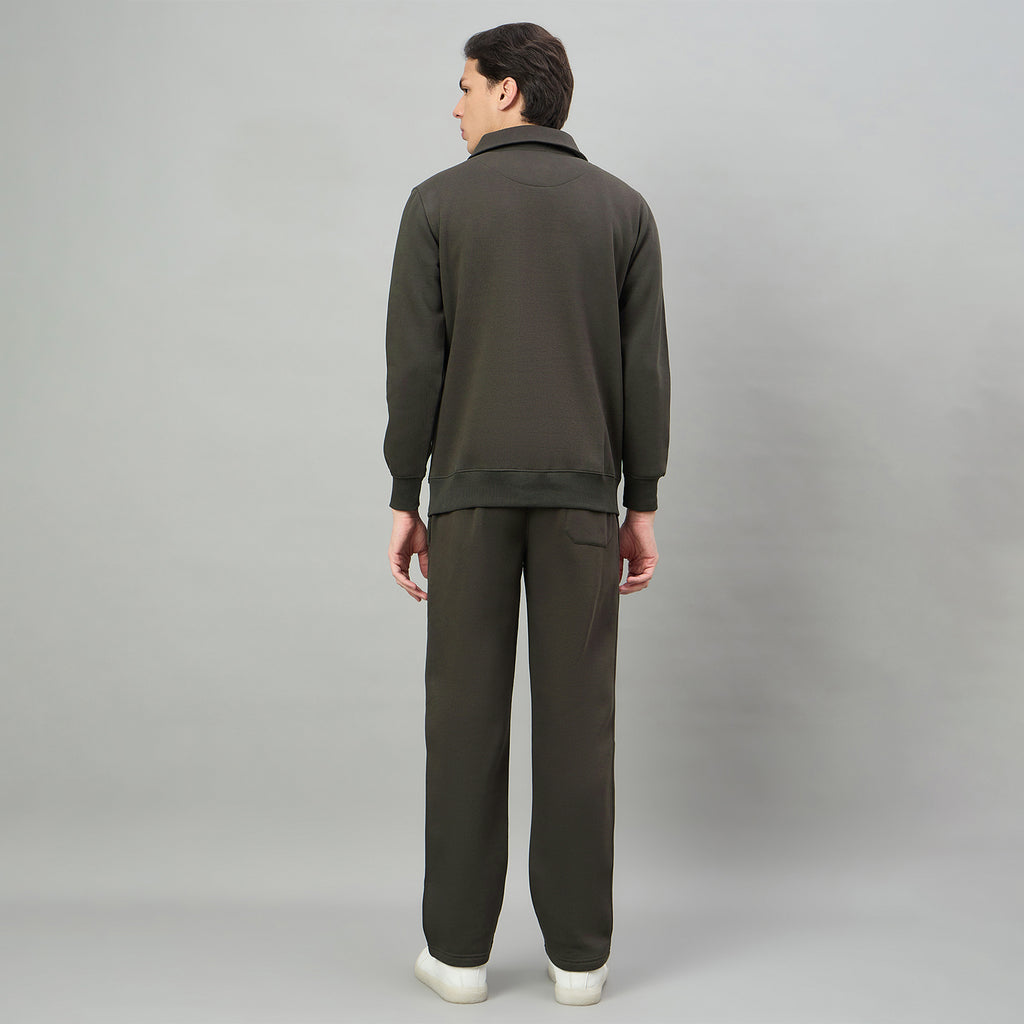 Duke Urban Men Half Zip Full Sleeve Regular Tracksuit (LF6053)