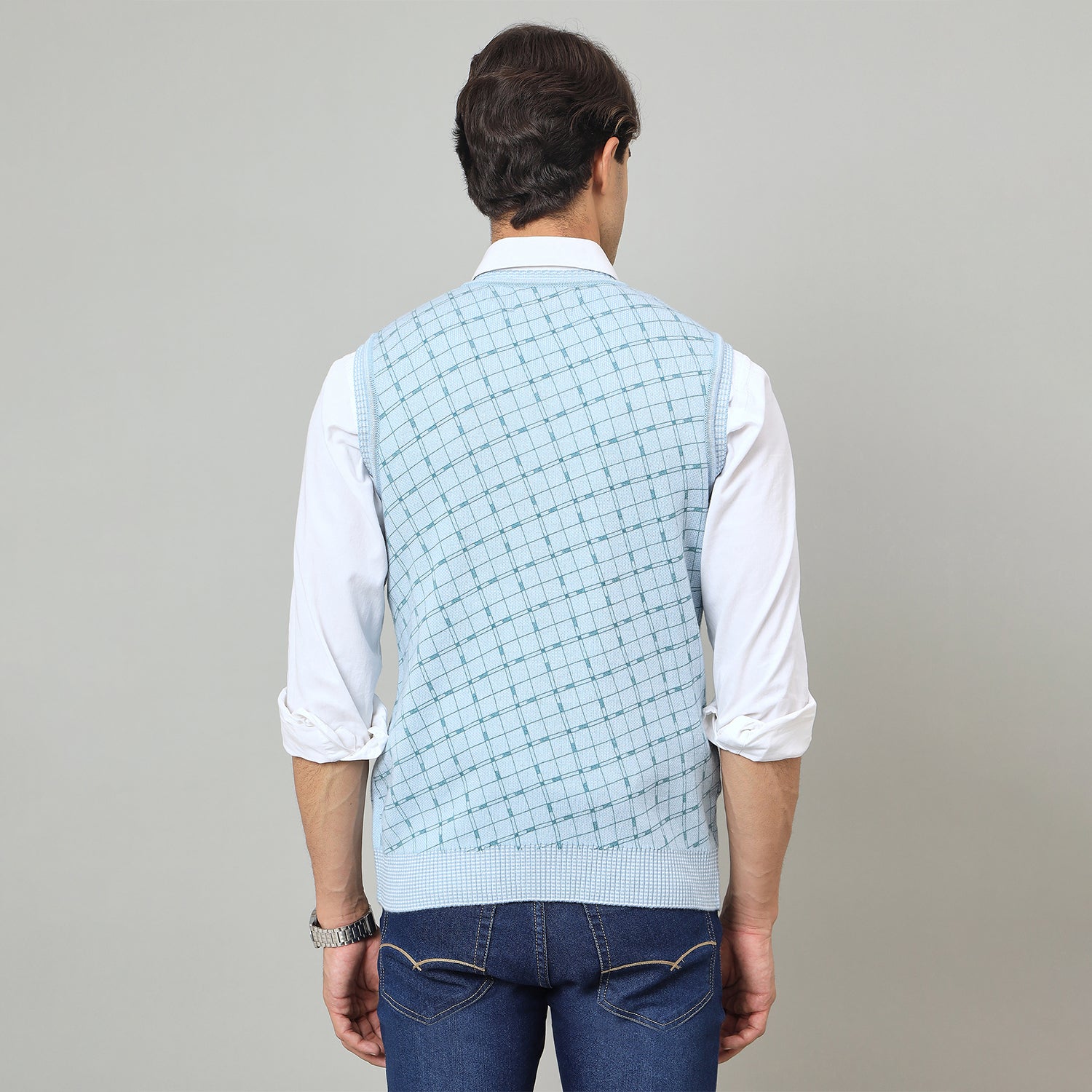 Duke Urban Men V-neck sleeveless sweater (SDS2256)