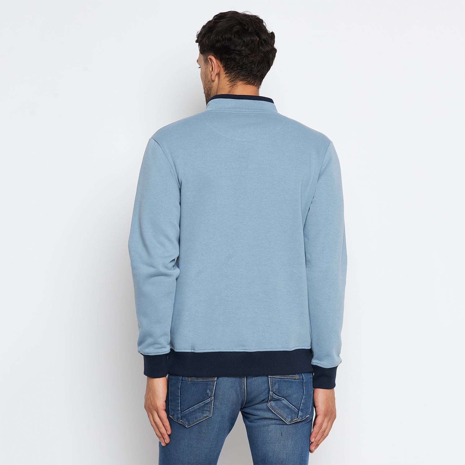 Duke Urban Men Cowl Neck Sweatshirt (LF6215)