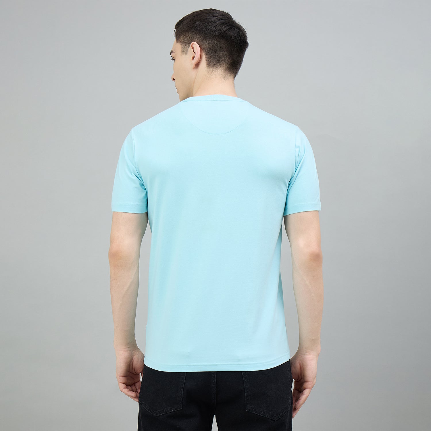 Duke Urban Men Graphic Print Half Sleeve Round Neck Casual Tshirt (LF7507)