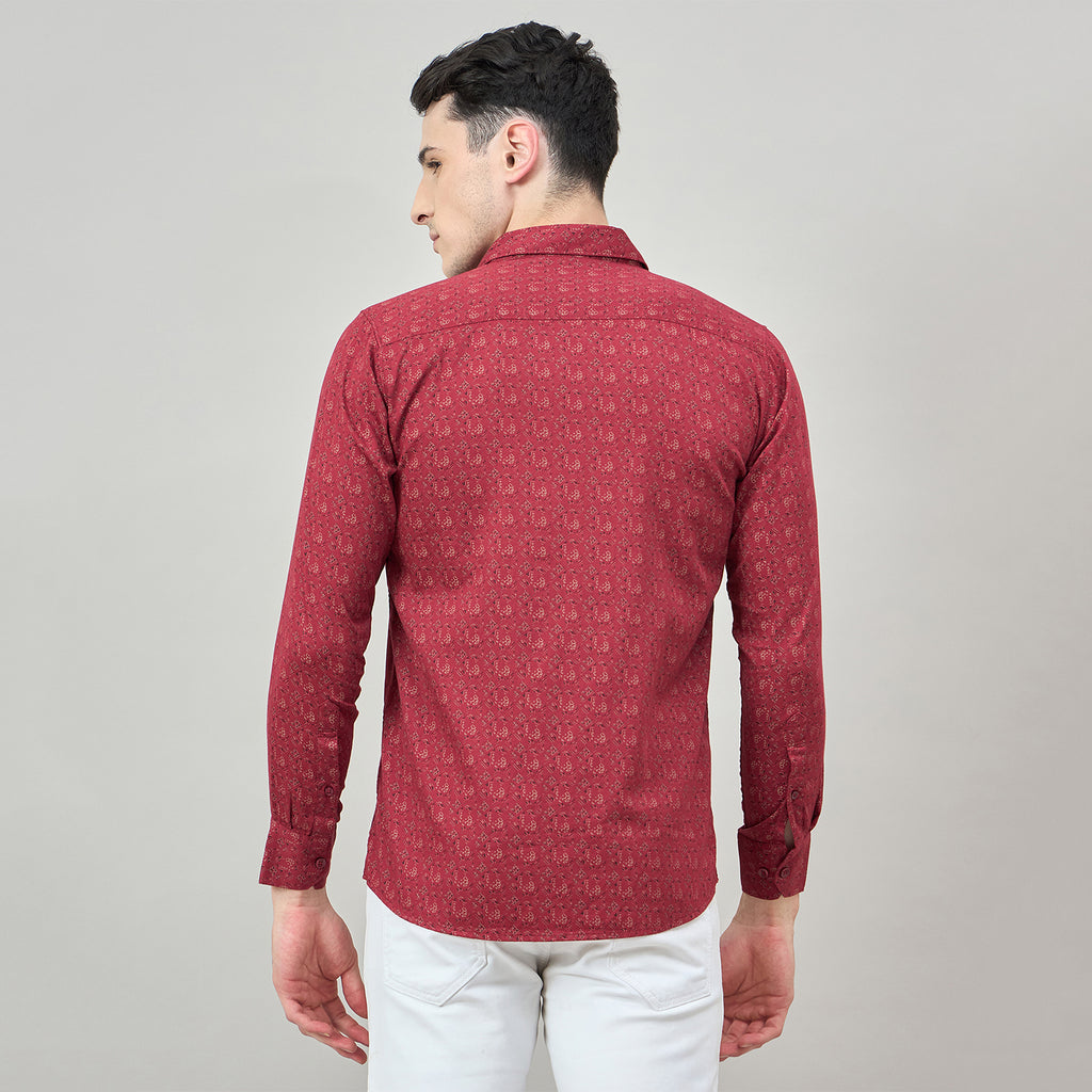 Duke Urban Men Full Sleeve Cotton Shirt (SDO8PRAY)