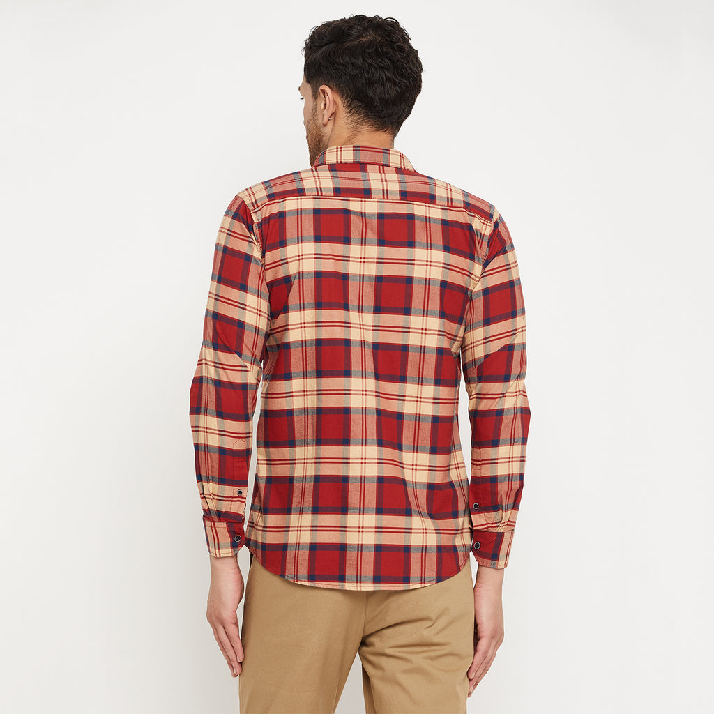 Duke Urban Men Full Sleeve Cotton Shirt (SDO5CKOM)