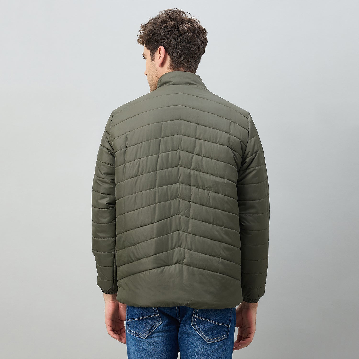Duke Urban Men Full Sleeve Regular Puffer Jacket (OSDZ9494)