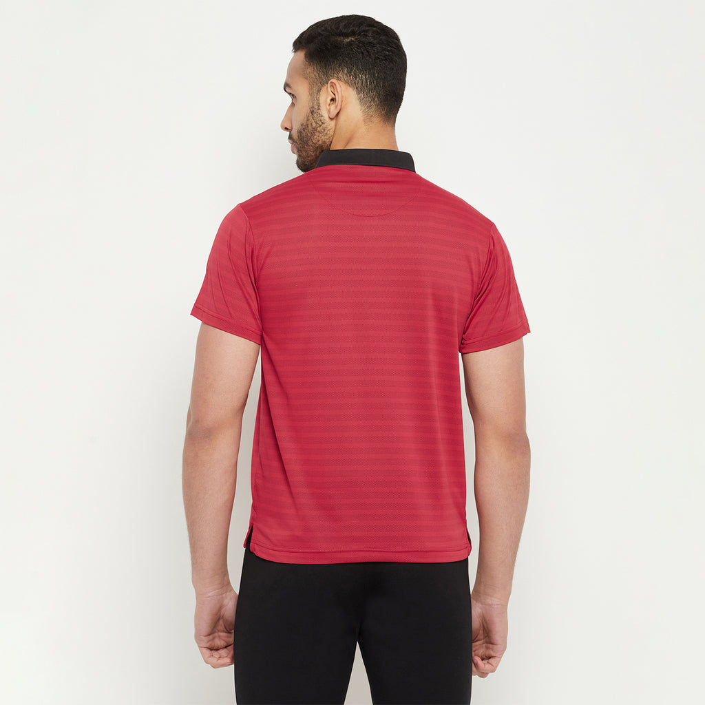 Duke Stardust Men Half Sleeve Polo Neck Cotton T-shirt (1600)