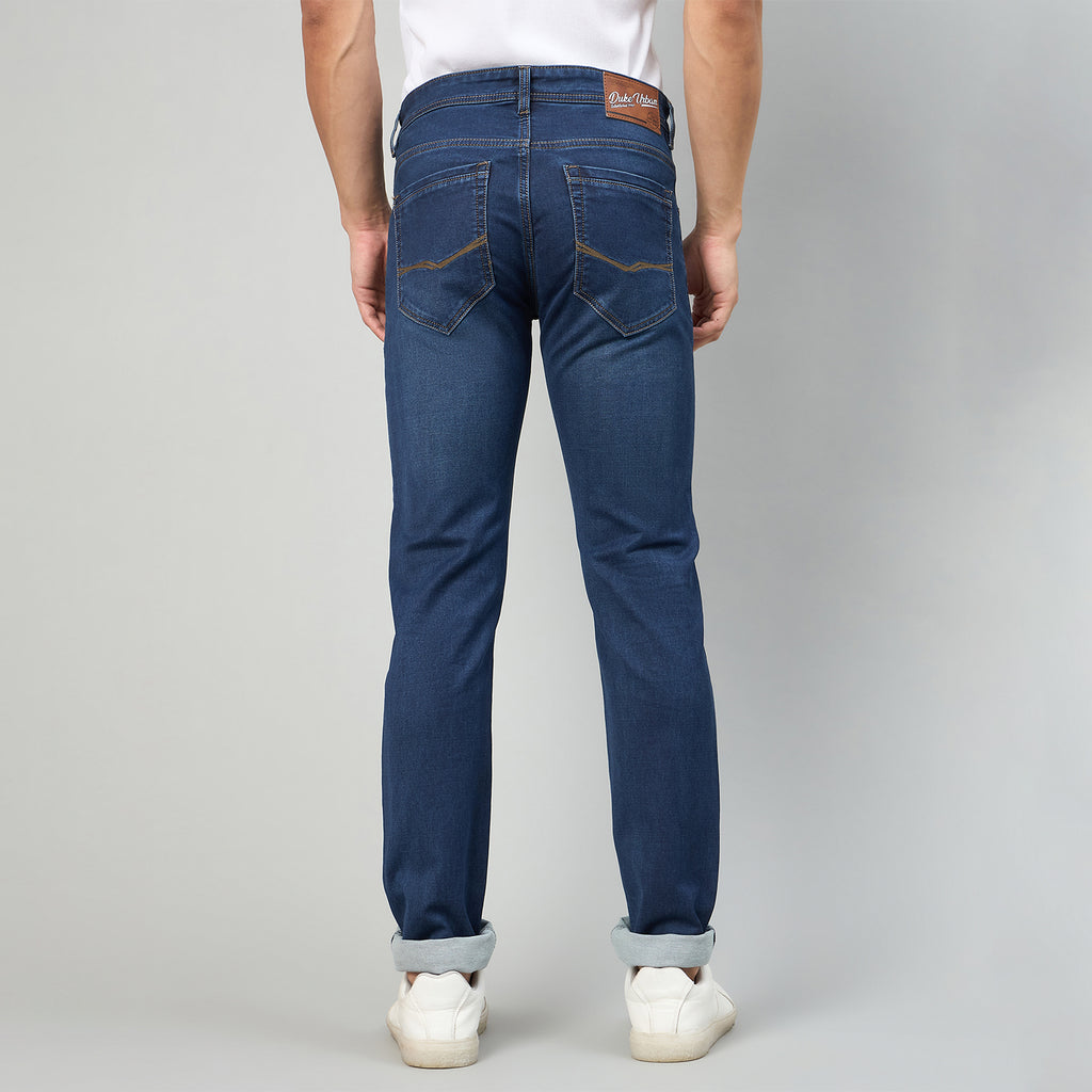 Duke Men Narrow Fit Stretchable Jeans (SDD9186N)