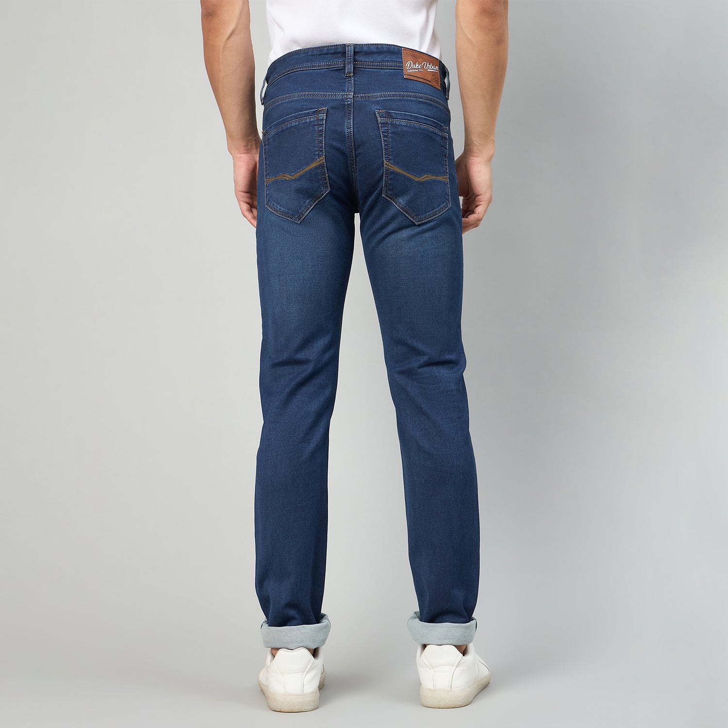 Duke Men Narrow Fit Stretchable Jeans (SDD9186N)