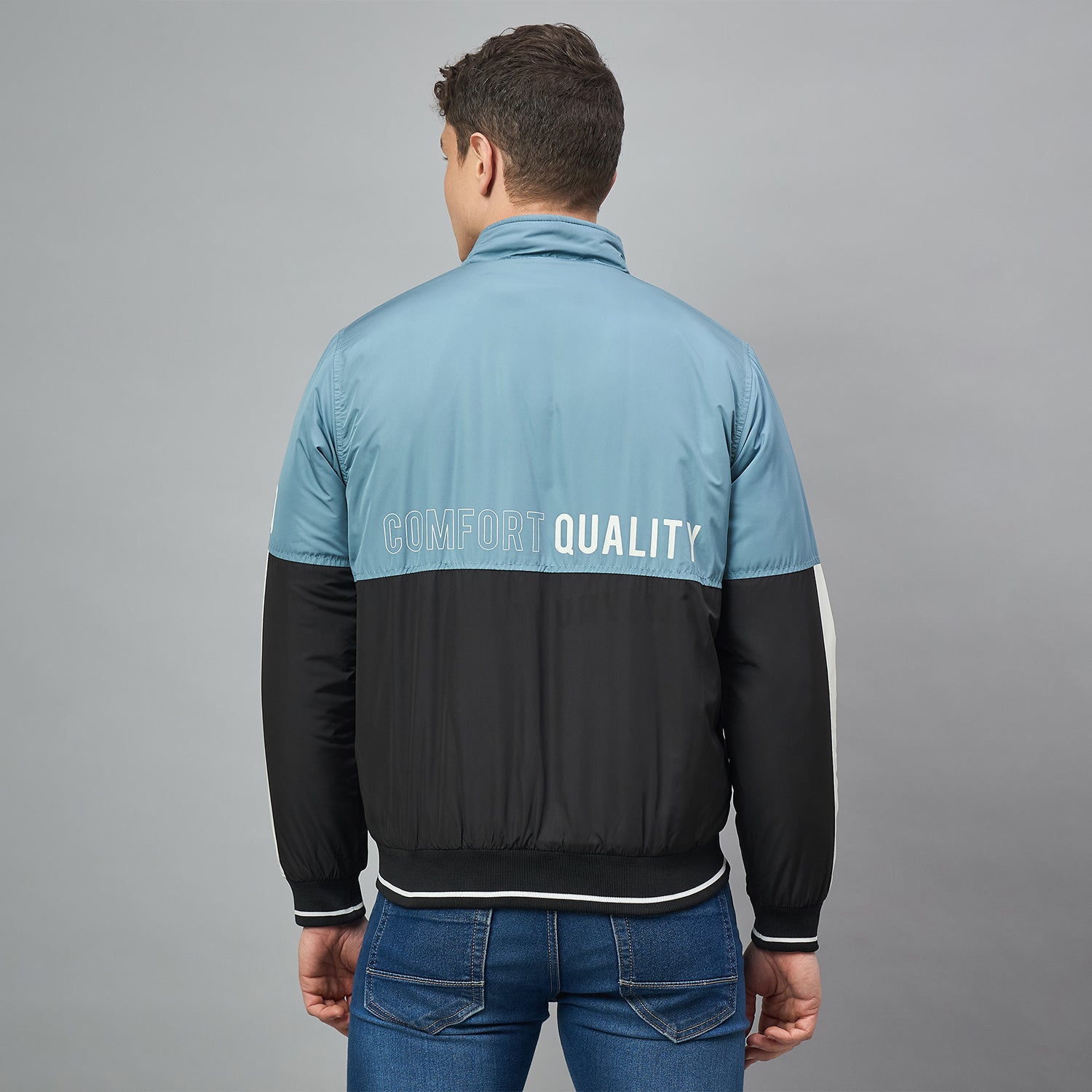 Duke Urban Men Full Sleeve Slim fit Bomber Jacket (SDZ4097)