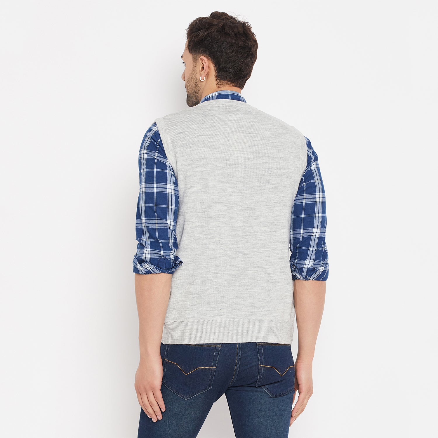 Duke Urban Men Sleeveless V-Neck Sweater (SDS5000)