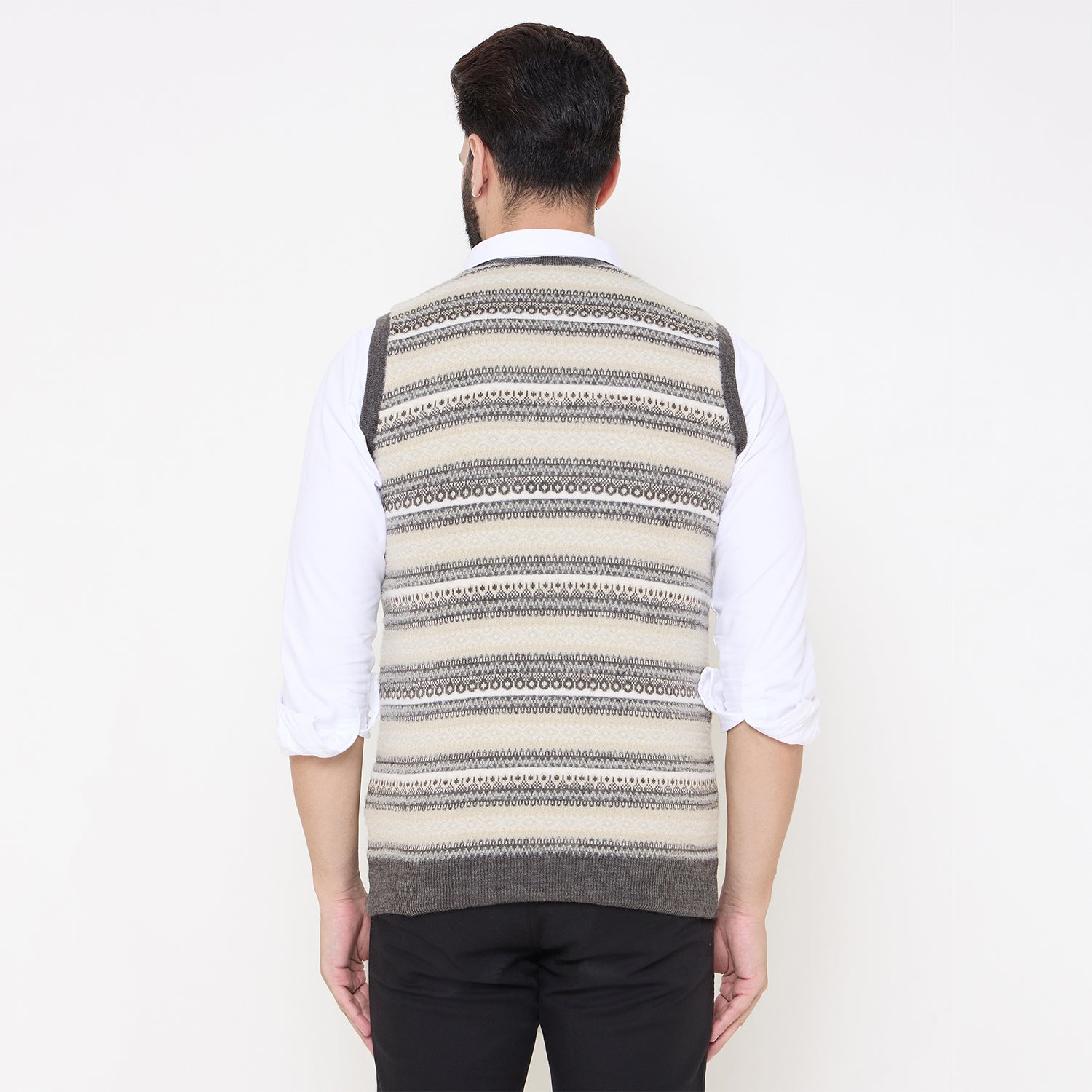 Duke Urban Men V Neck Reversible Sweater (SDS2287)
