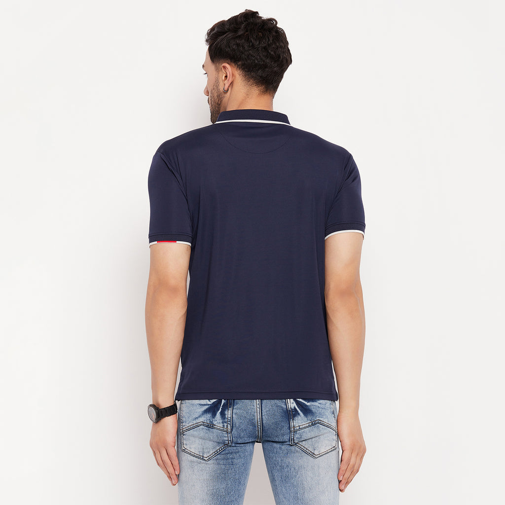 Duke Stardust Men Half Sleeve Polo Neck Cotton T-shirt (1700)