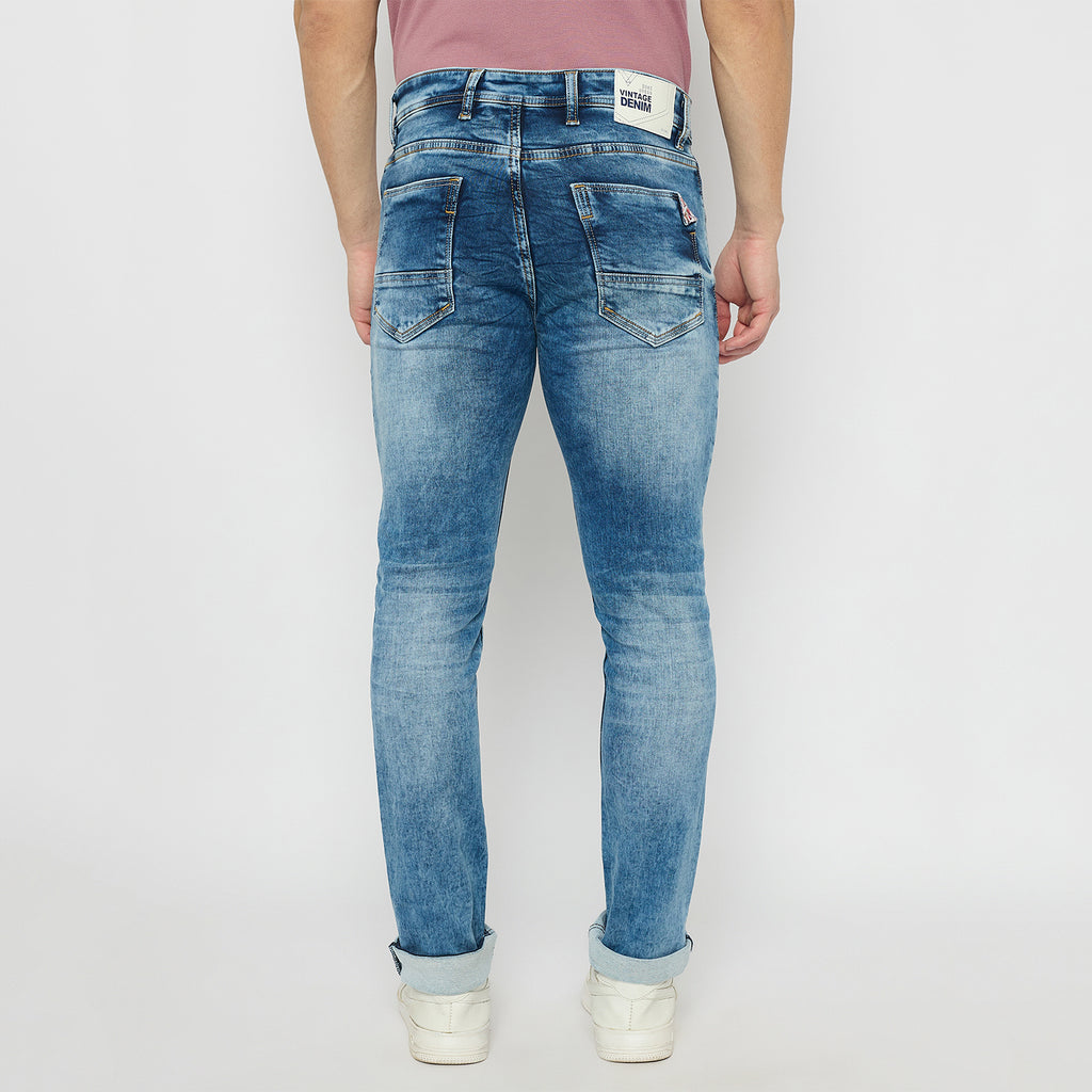 Duke Urban Men Slim Fit Stretchable Jeans (SDD5690S)