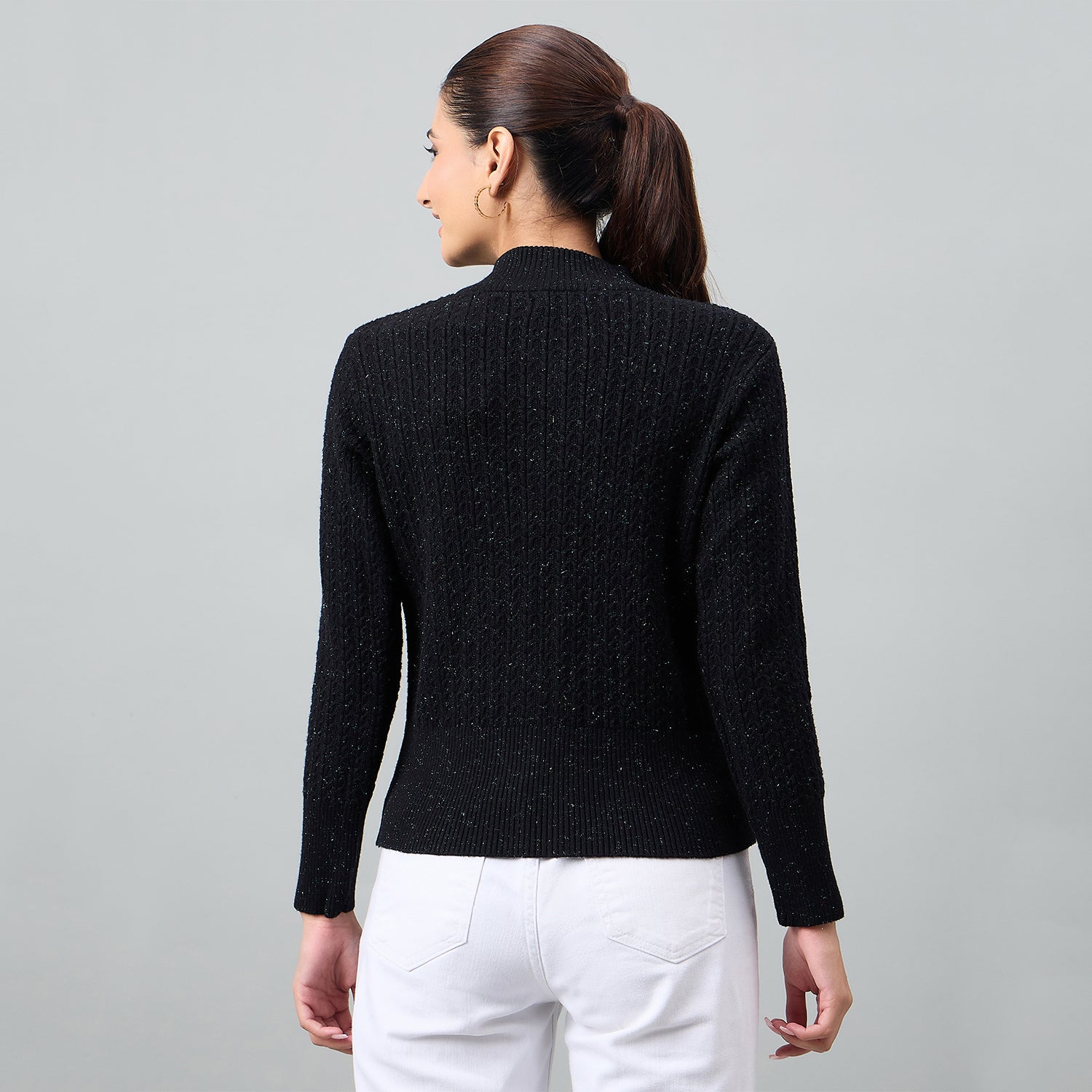 Duke Urban Women Full Sleeve Front Open Regular Cardigan (SDS1393)