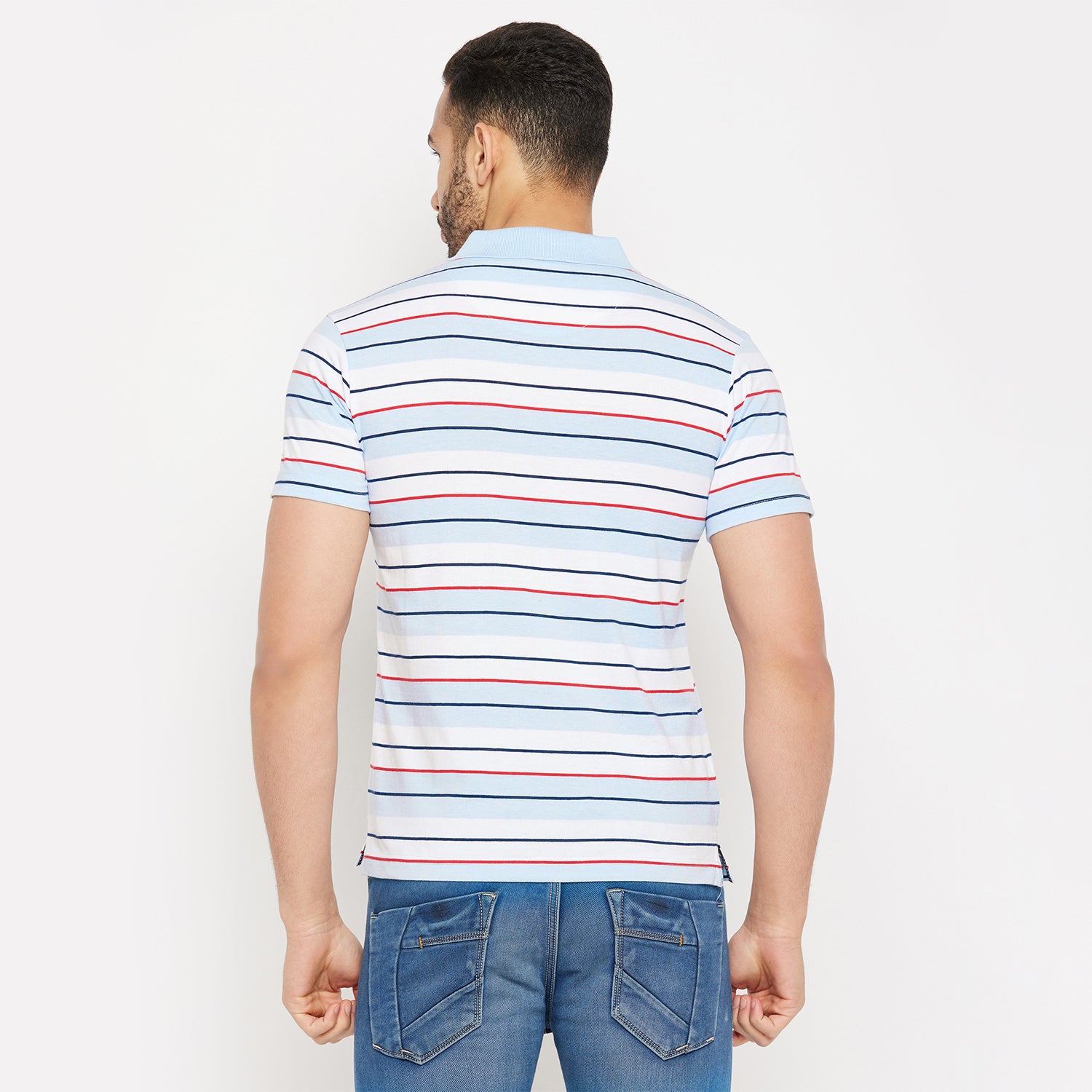 Duke Stardust Men Half Sleeve Polo Neck Cotton T-shirt (4293)
