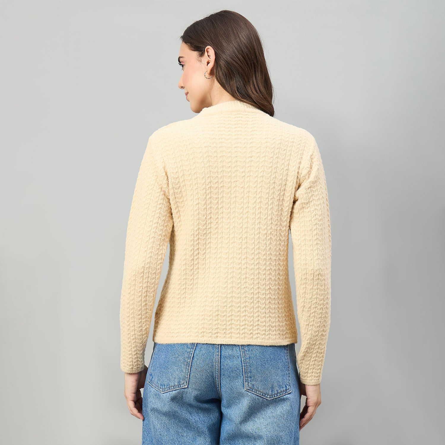 Duke Urban Women Round Neck Full Sleeve Sweater (SDS1522)