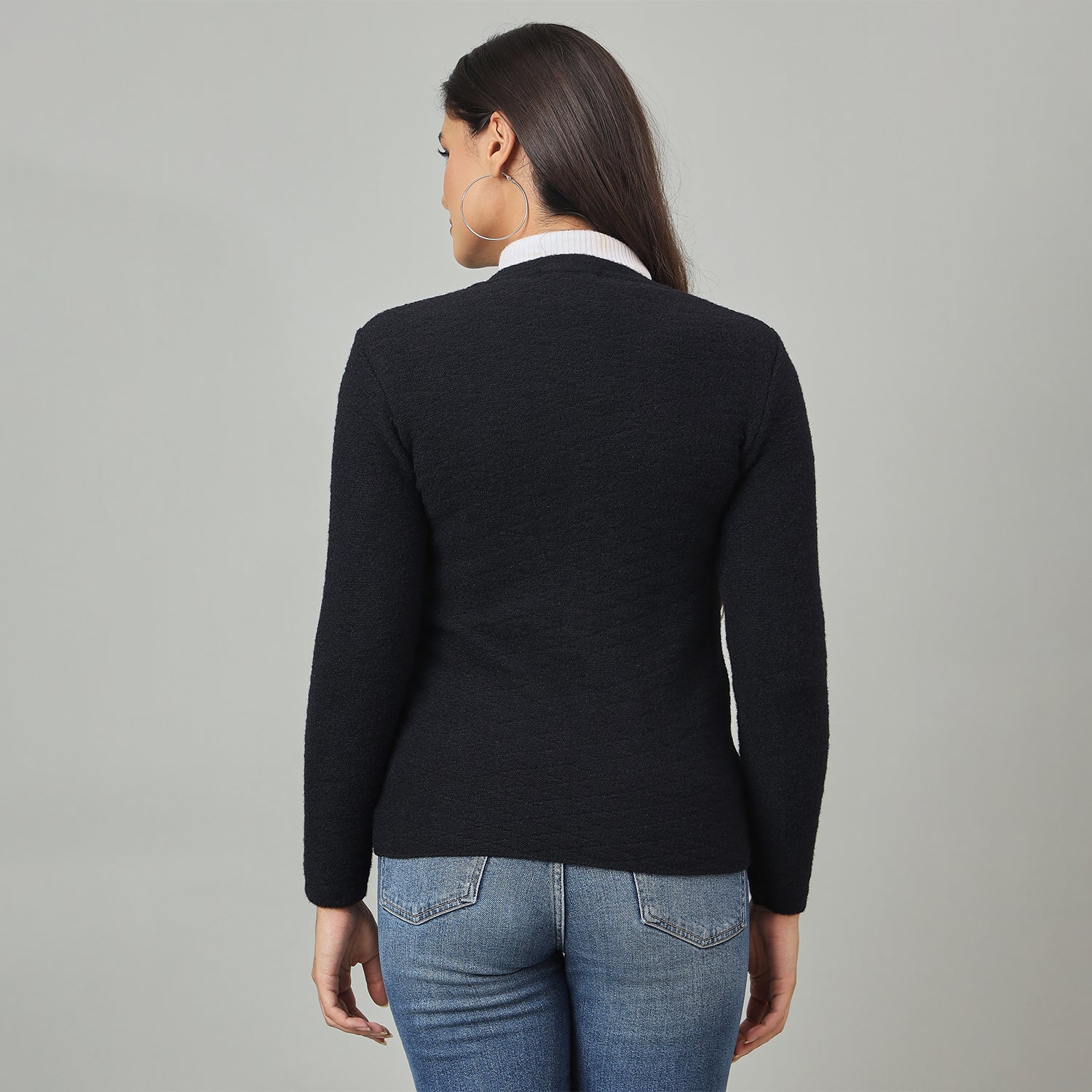Duke Urban Women Front Open Short Sweater (SDS1407)