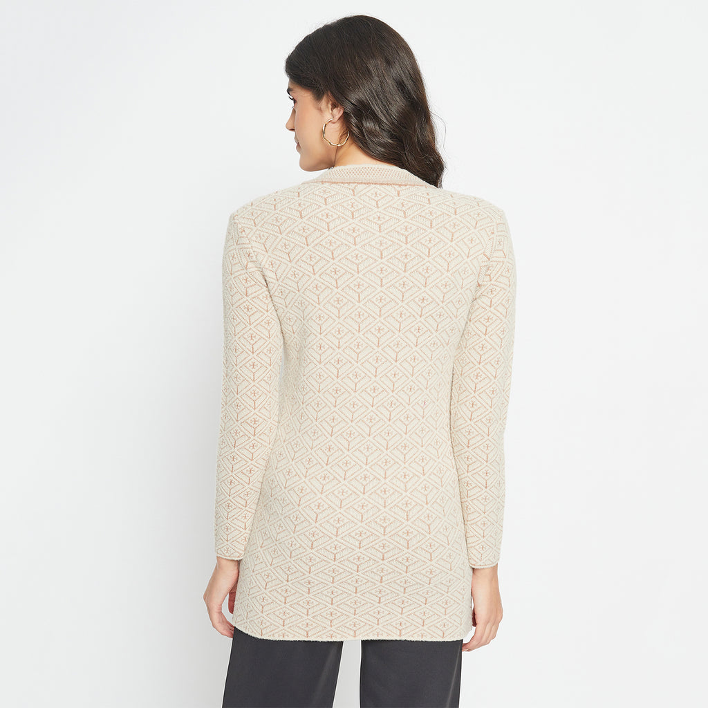 Duke Urban Women Self Design Long Cardigan (SDS1221)