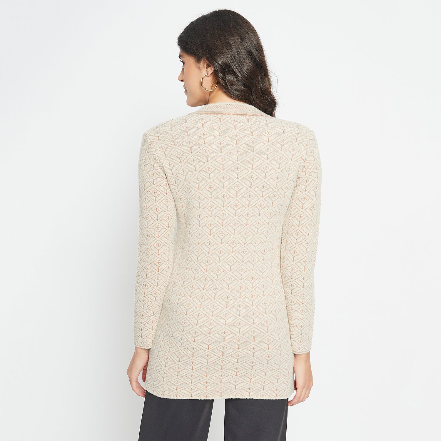 Duke Urban Women Self Design Long Cardigan (SDS1221)