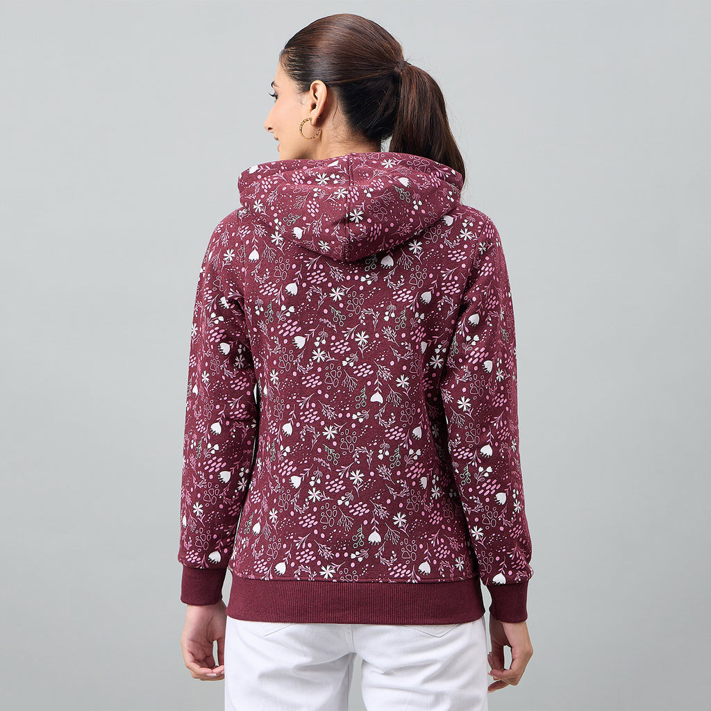 Duke Urban Women Full Sleeve Hooded Sweatshirt (LFX942)